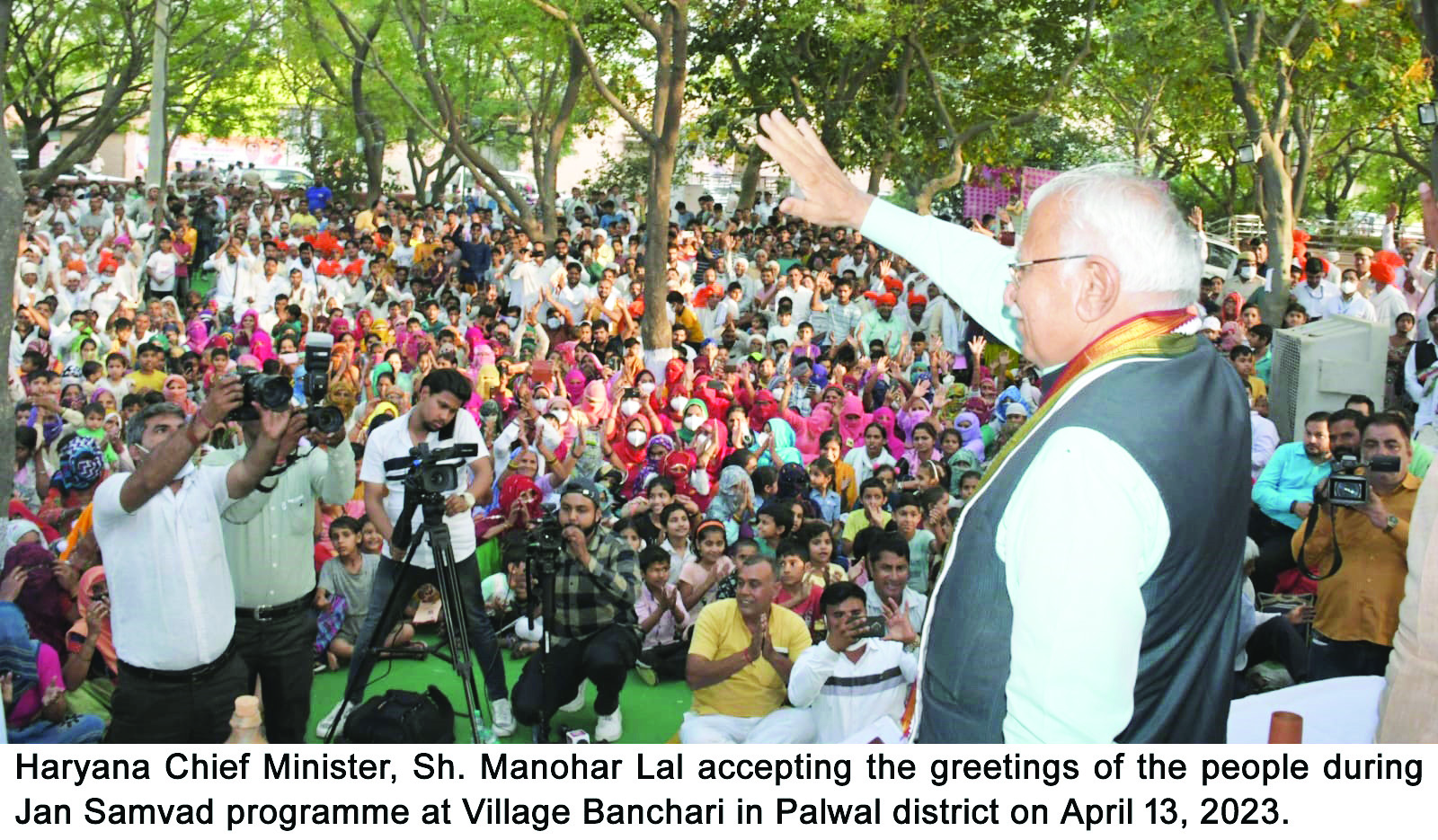 Hry CM’s ‘Jan Samvad’ initiative proving to be extremely effective