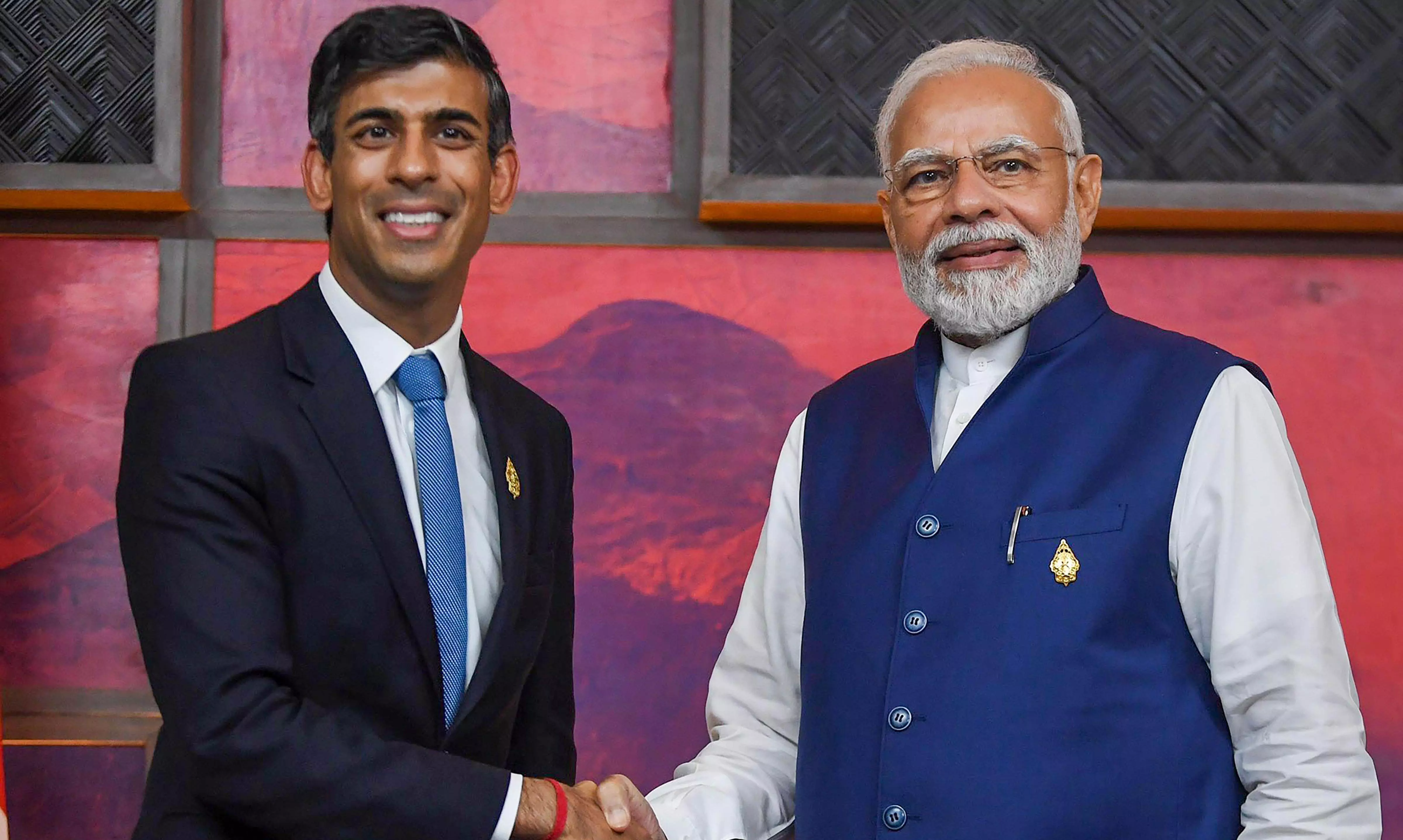 PM Modi holds talk with British counterpart Sunak