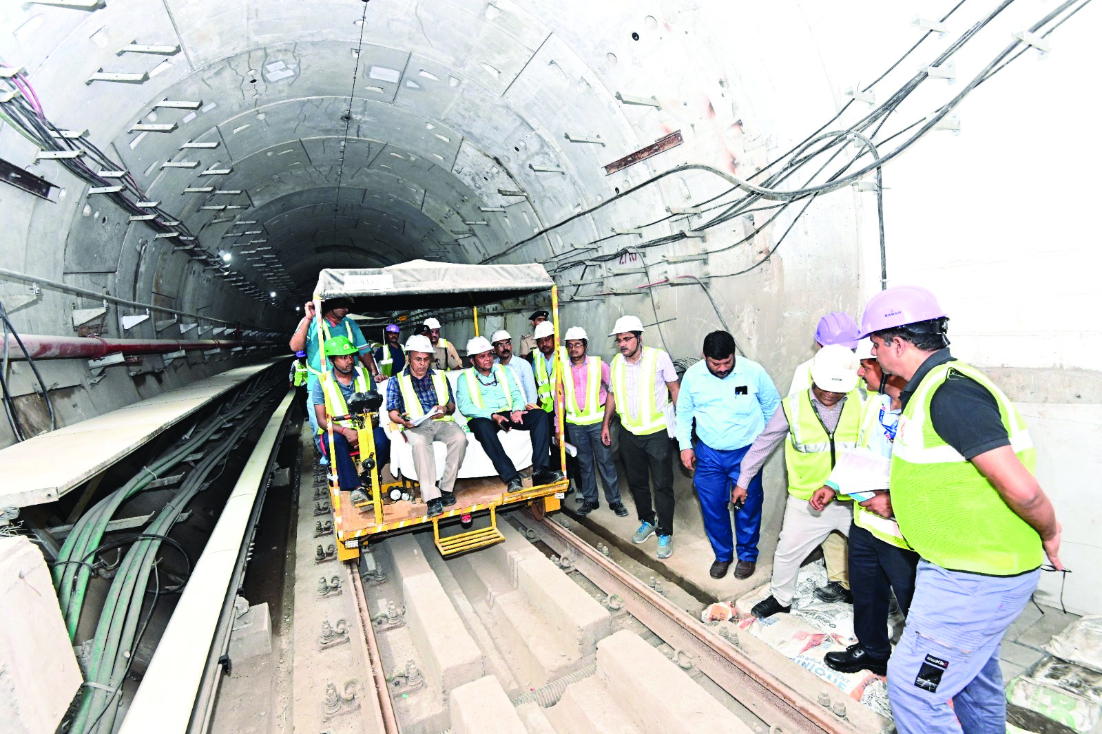 ‘Satisfied with progress of Metro work in disaster-hit Bowbazar’