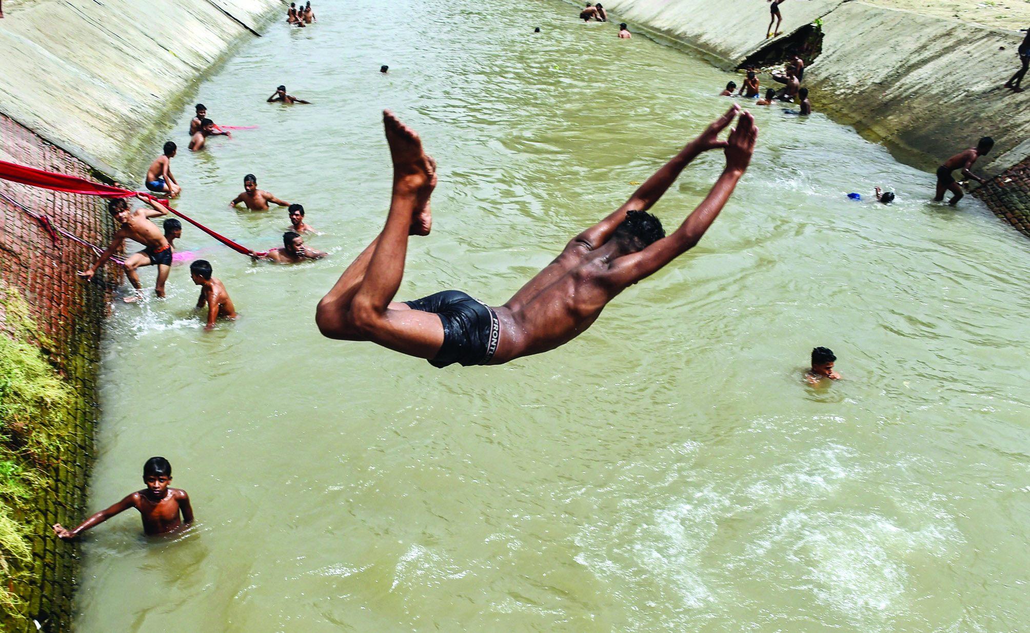Three children drown in pond in northeast Delhi