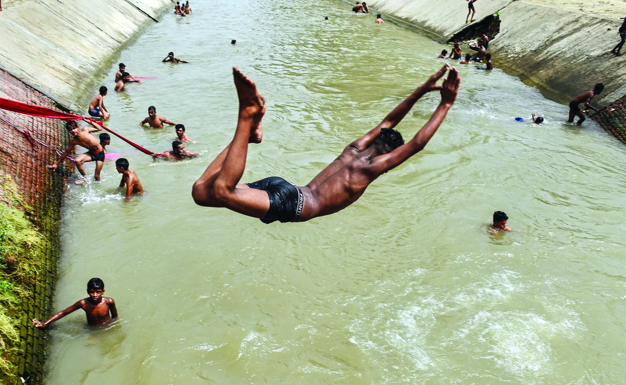 Three children drown in pond in northeast Delhi Three children drown in pond in northeast Delhi