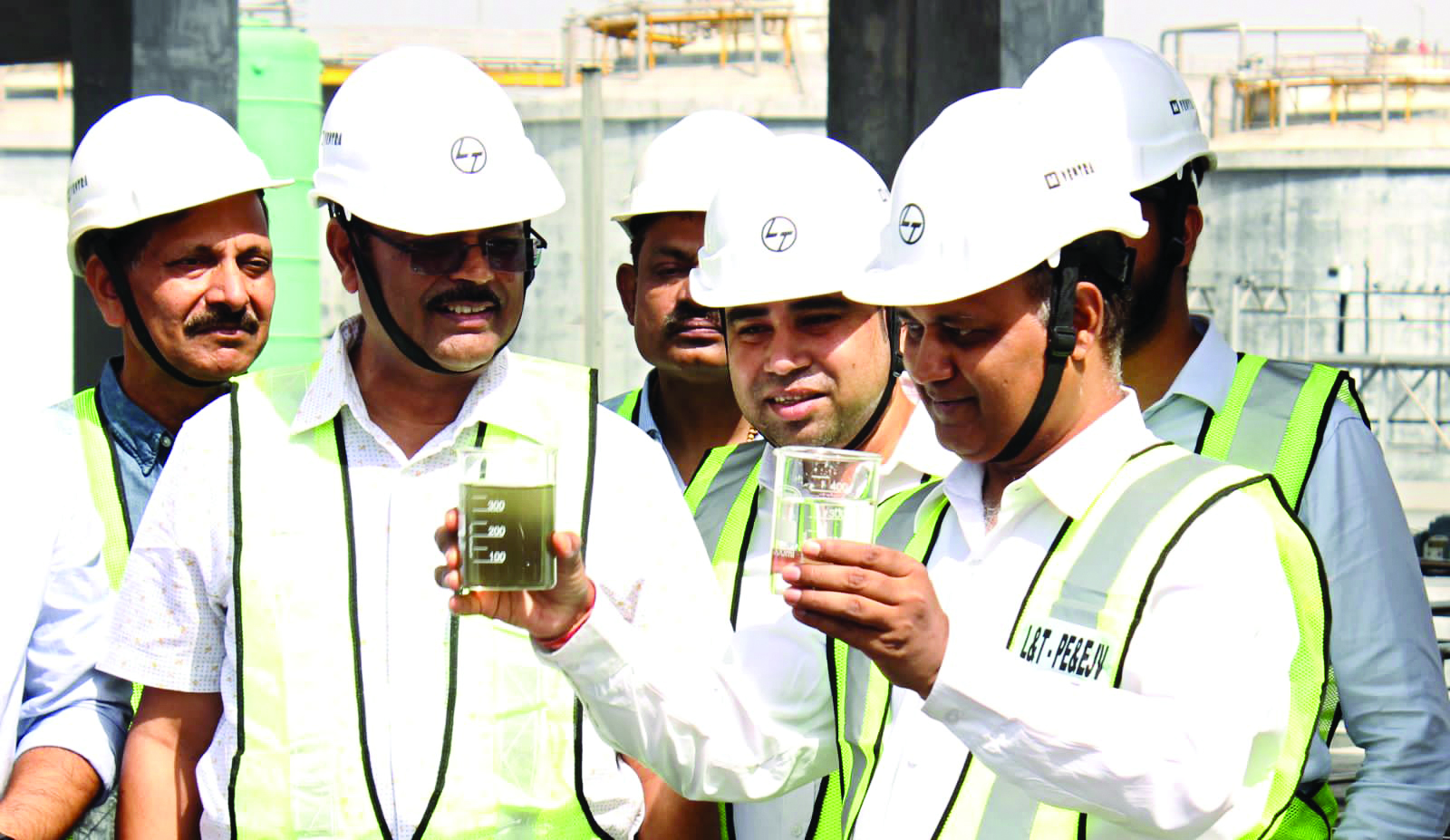 DJB V-C Bharti inspects Coronation Pillar WWTP DJB V-C Bharti inspects Coronation Pillar WWTP