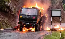 5 soldiers killed as army vehicle catches fire in Poonch 5 soldiers killed as army vehicle catches fire in Poonch