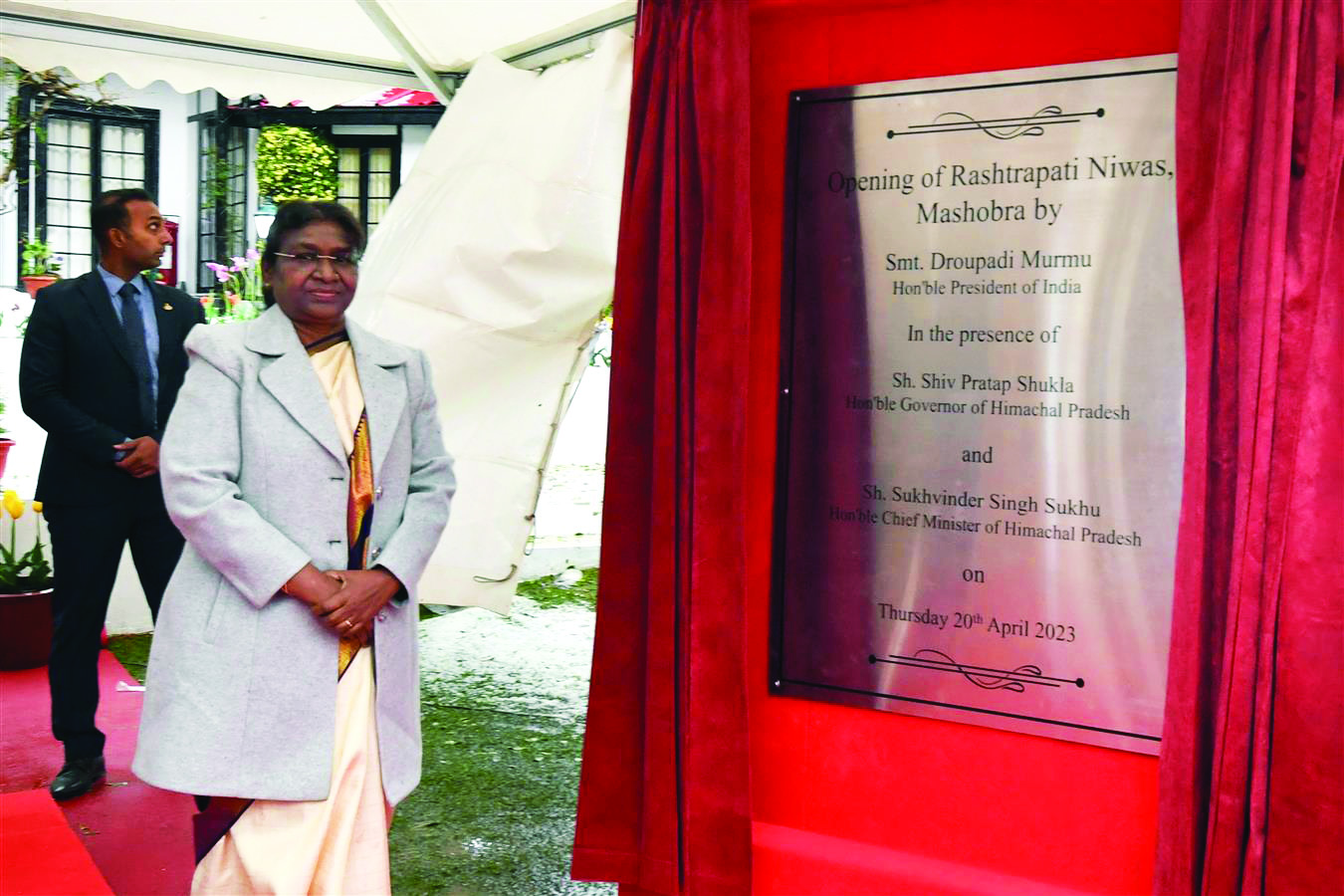 President Murmu graces opening of Rashtrapati Niwas, Mashobra to public President Murmu graces opening of Rashtrapati Niwas, Mashobra to public