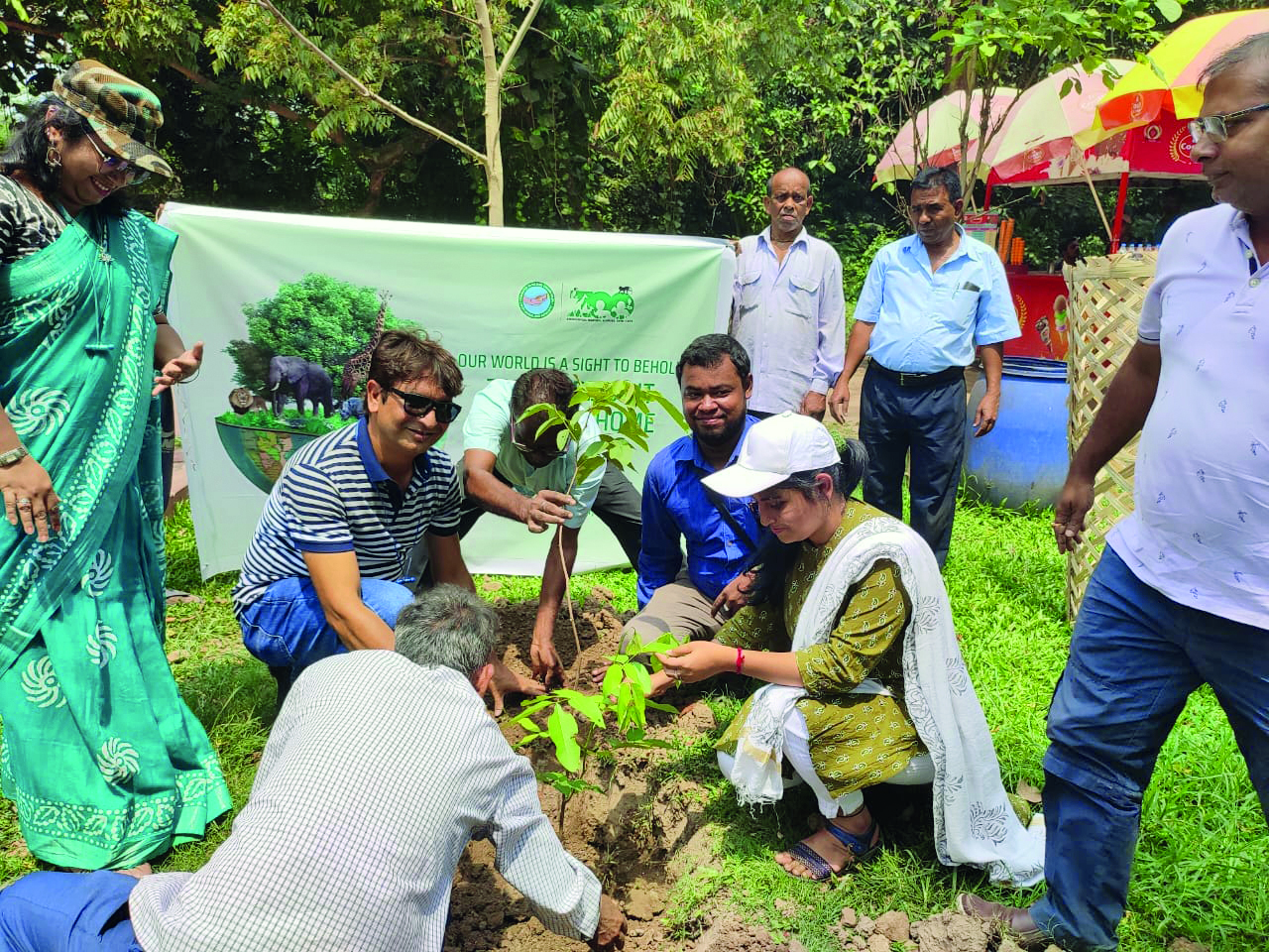 Plant adoption initiative by Alipore Zoo on Earth Day