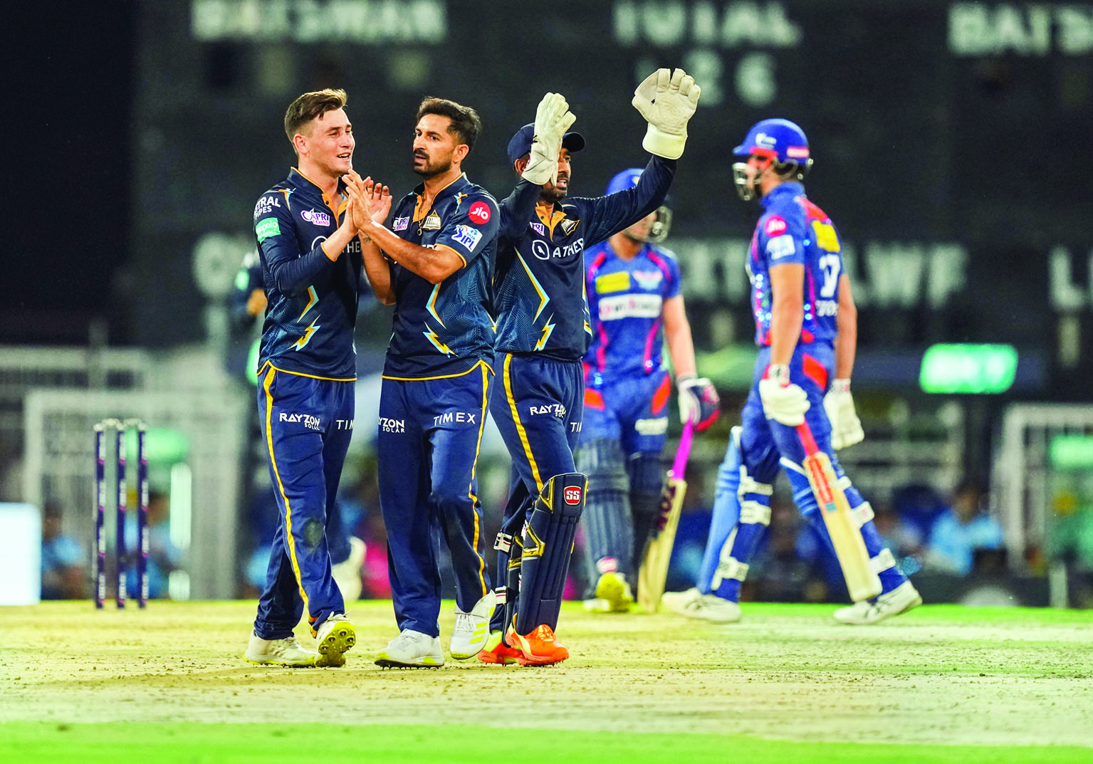 Titans defeat Giants by 7-runs in low-scoring IPL thriller