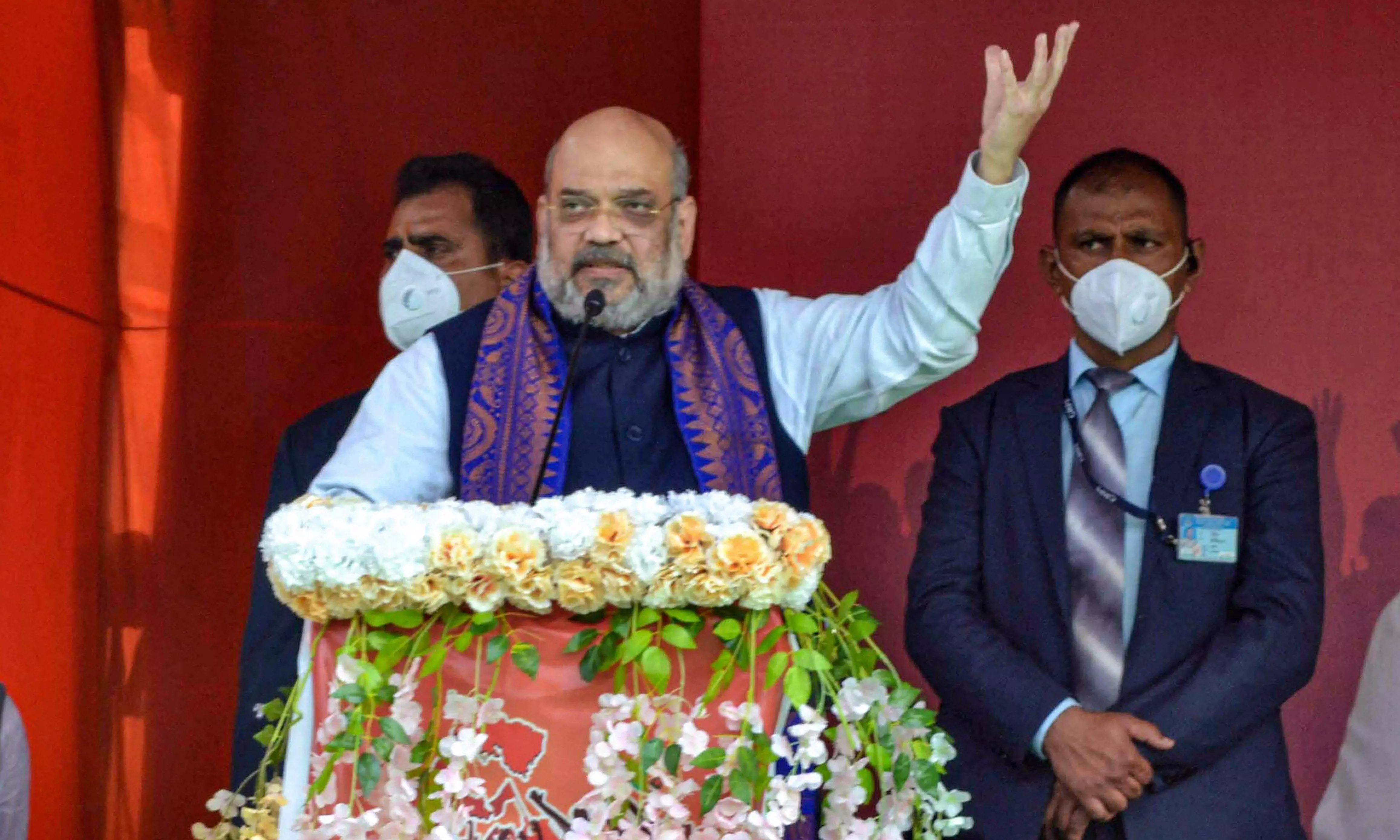 Amit Shah to address public meeting in Telangana today