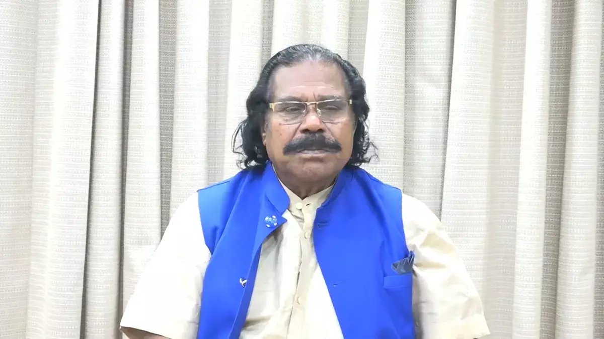 Chhattisgarh: Tribal leader Nand Kumar Sai joins Congress after quitting BJP Chhattisgarh: Tribal leader Nand Kumar Sai joins Congress after quitting BJP