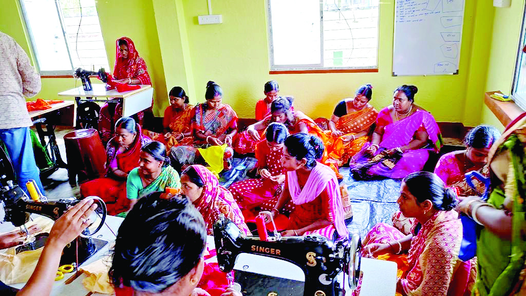 Tailoring training for 100 women in the Sunderbans