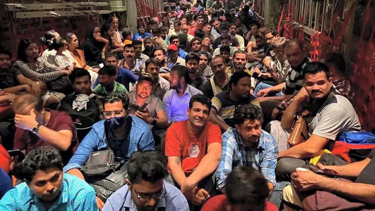 Sudan crisis: 231 Indians reach Ahmedabad from Jeddah