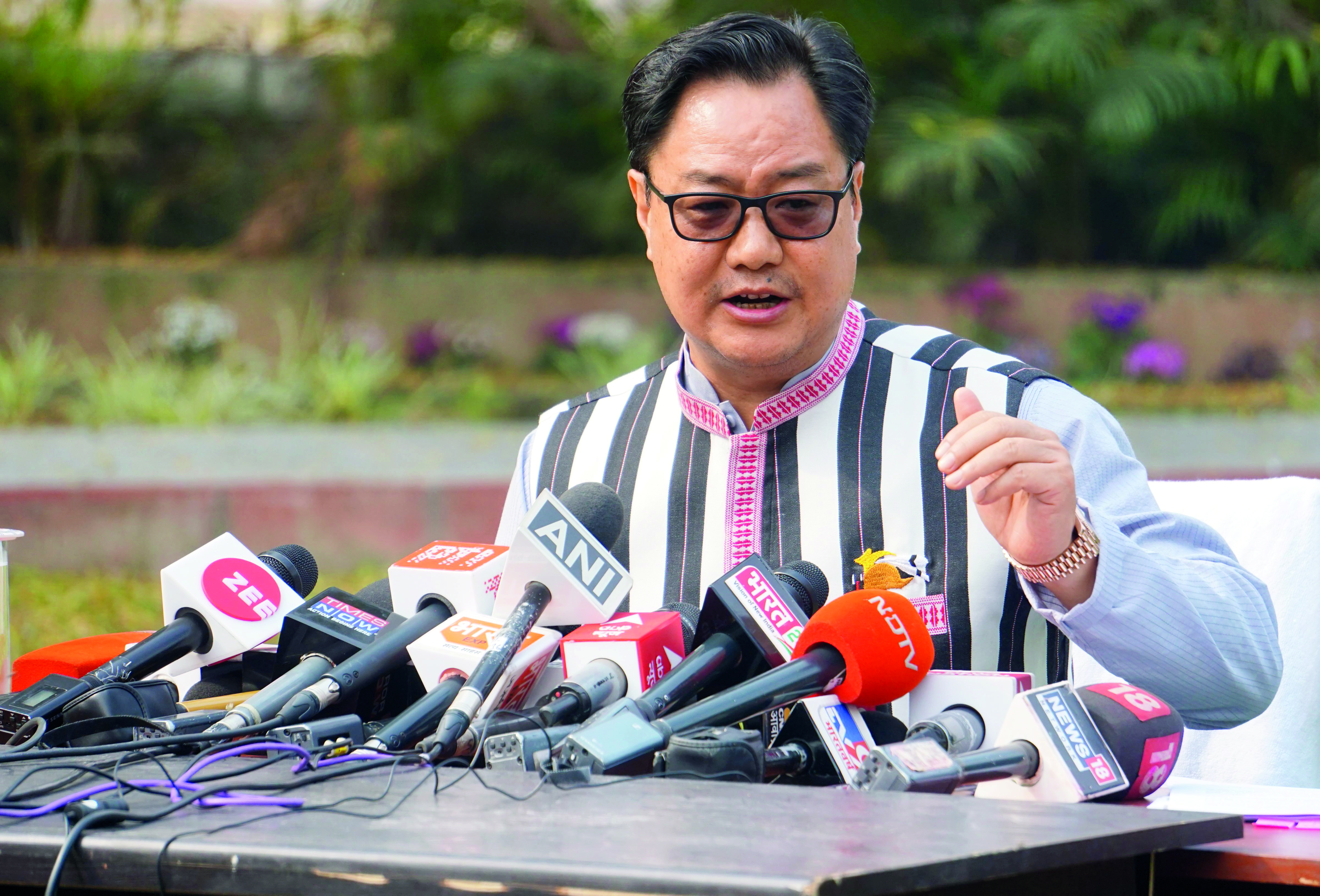 Govt has not undermined judiciary, says Rijiju