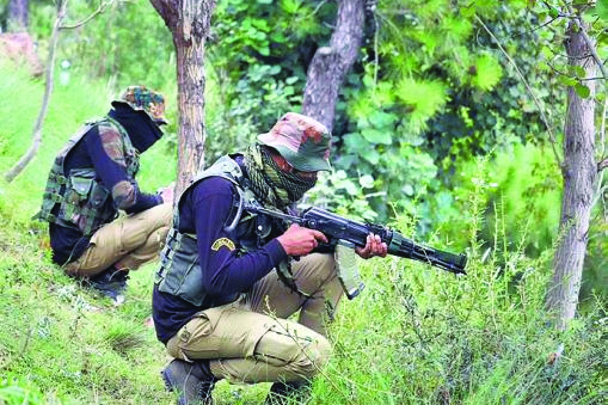 Security forces foil infiltration bid in J&K, 2 terrorists killed Security forces foil infiltration bid in J&K, 2 terrorists killed