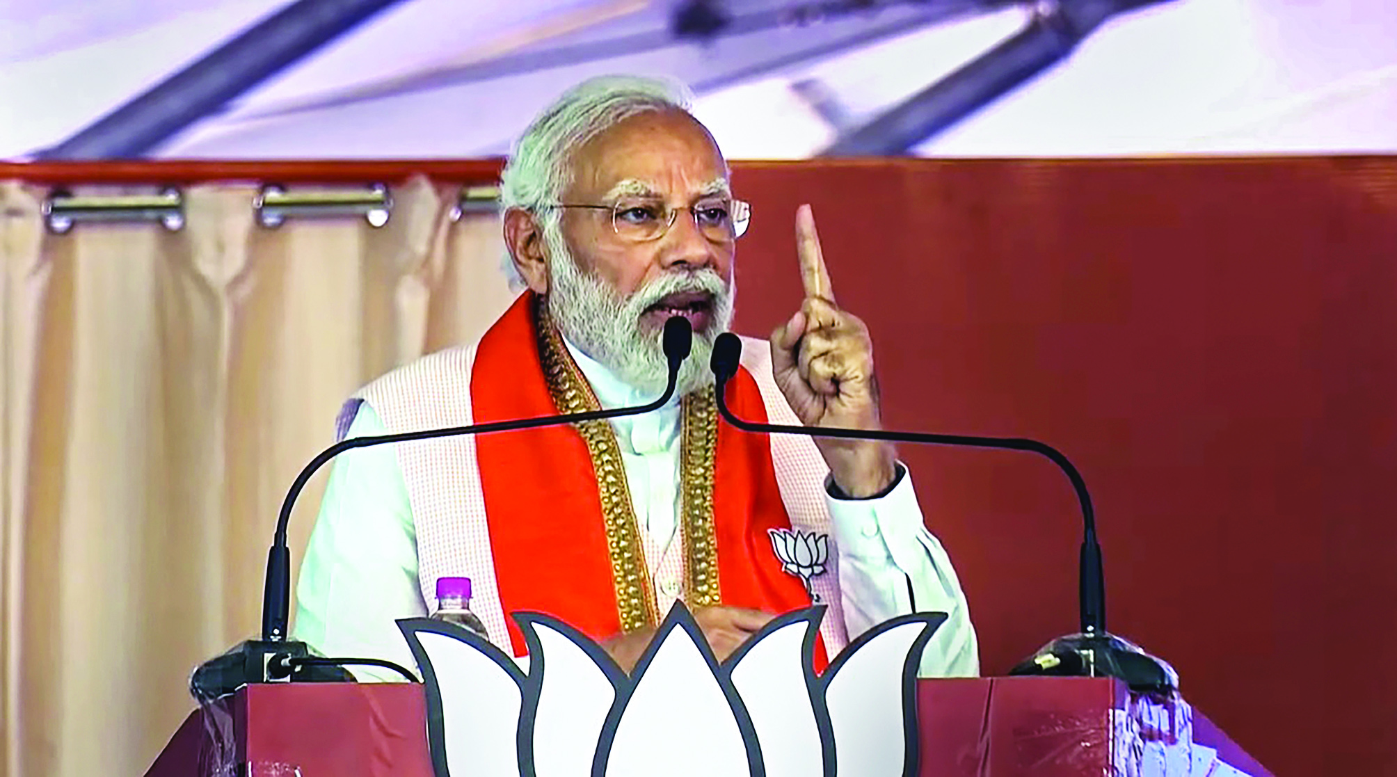 Congress is enemy of peace and development, accuses PM Modi Congress is enemy of peace and development, accuses PM Modi