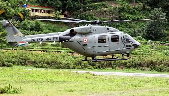 Army chopper crashed in Jammu & Kashmirs Kishtwar district, pilot and co-pilot injured