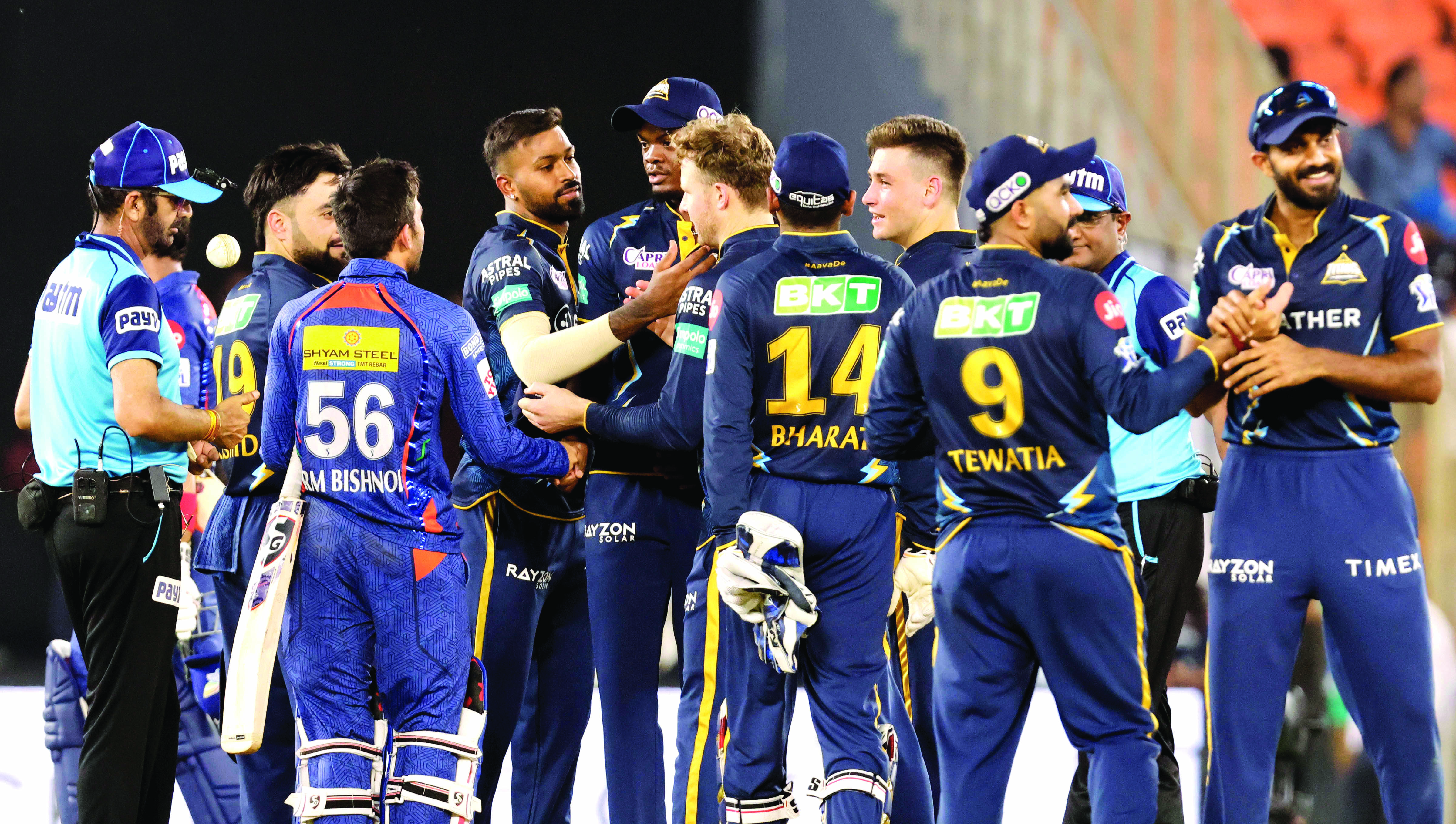 Gujarat Titans crush Lucknow Super Giants by 56 runs in IPL