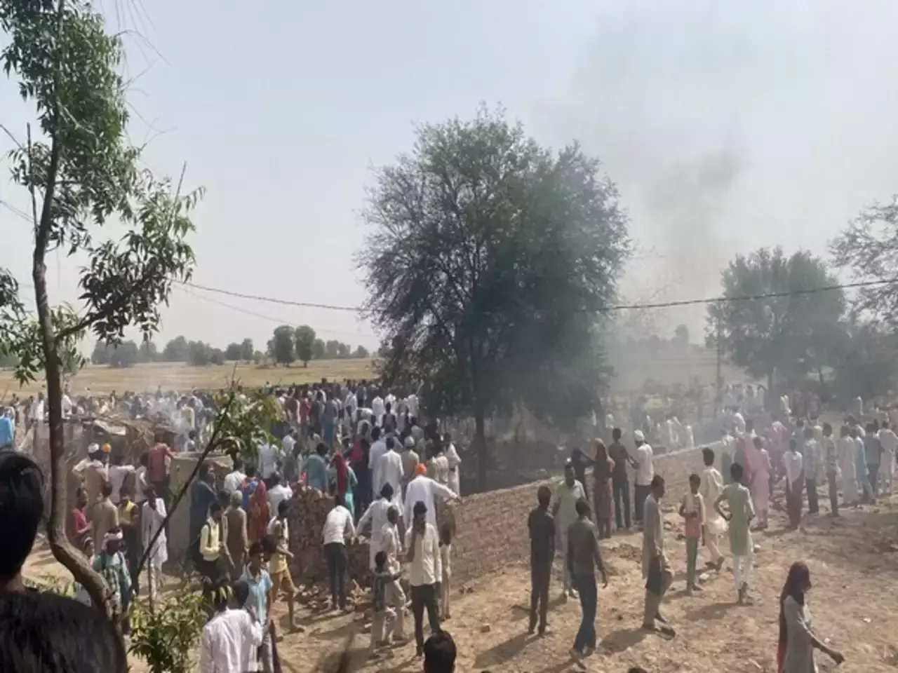 IAFs MiG-21 crashes in Rajasthans Hanumangarh; two civilians killed, pilot safe