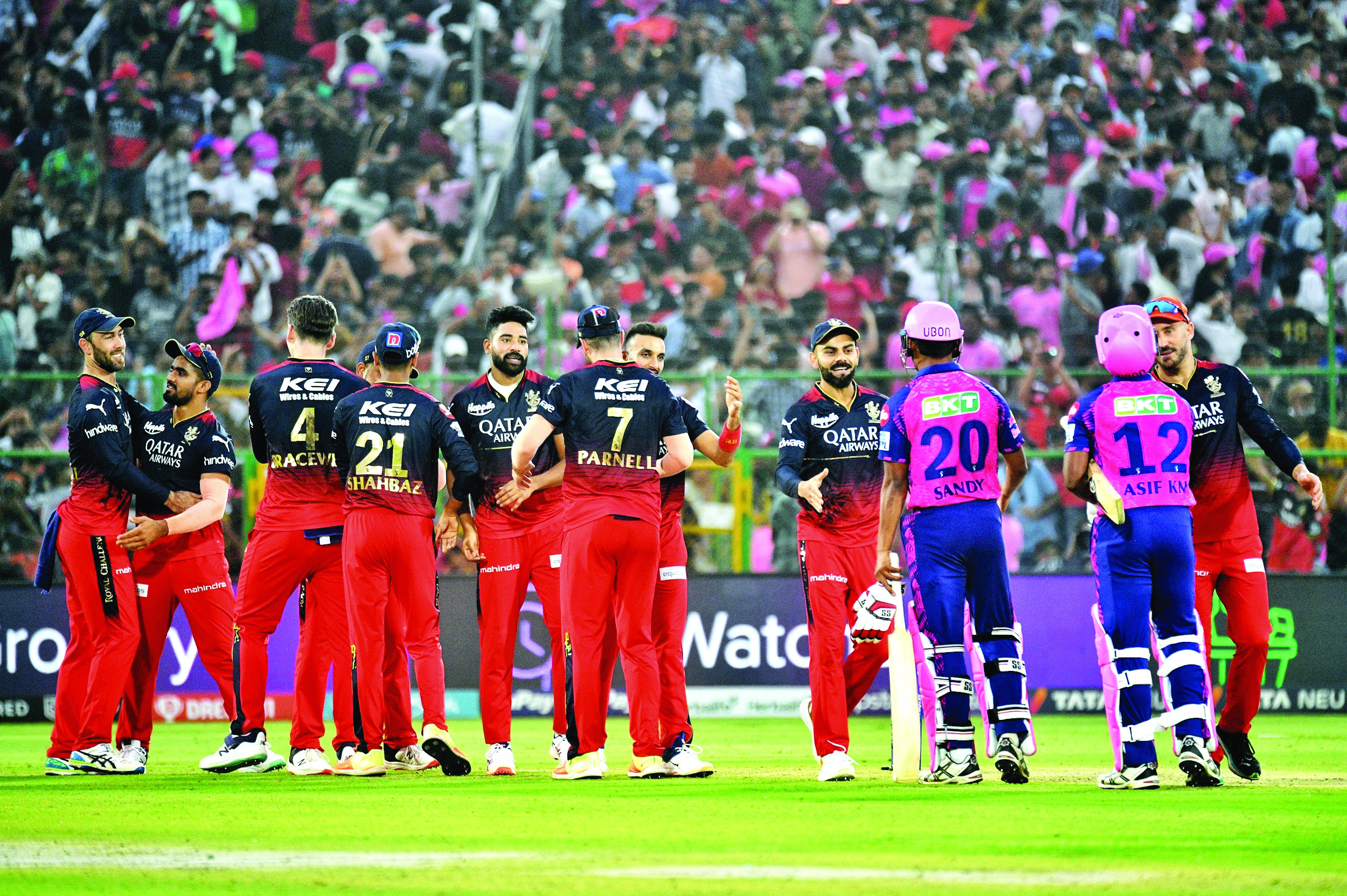 RR suffer batting collapse, all out for 59 to lose to RCB by 112 runs