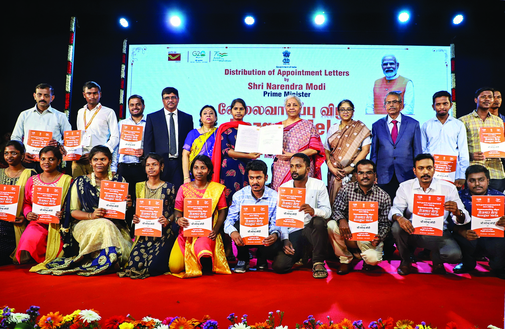 FM Sitharaman advises new recruits to inform public about Rozgar Mela scheme FM Sitharaman advises new recruits to inform public about Rozgar Mela scheme