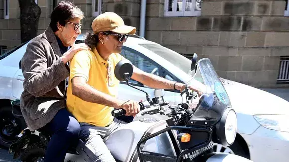 Amitabh Bachchan, Anushka Sharma take lift on motorbikes; Mumbai Police impose fine on riders for helmet rule violation