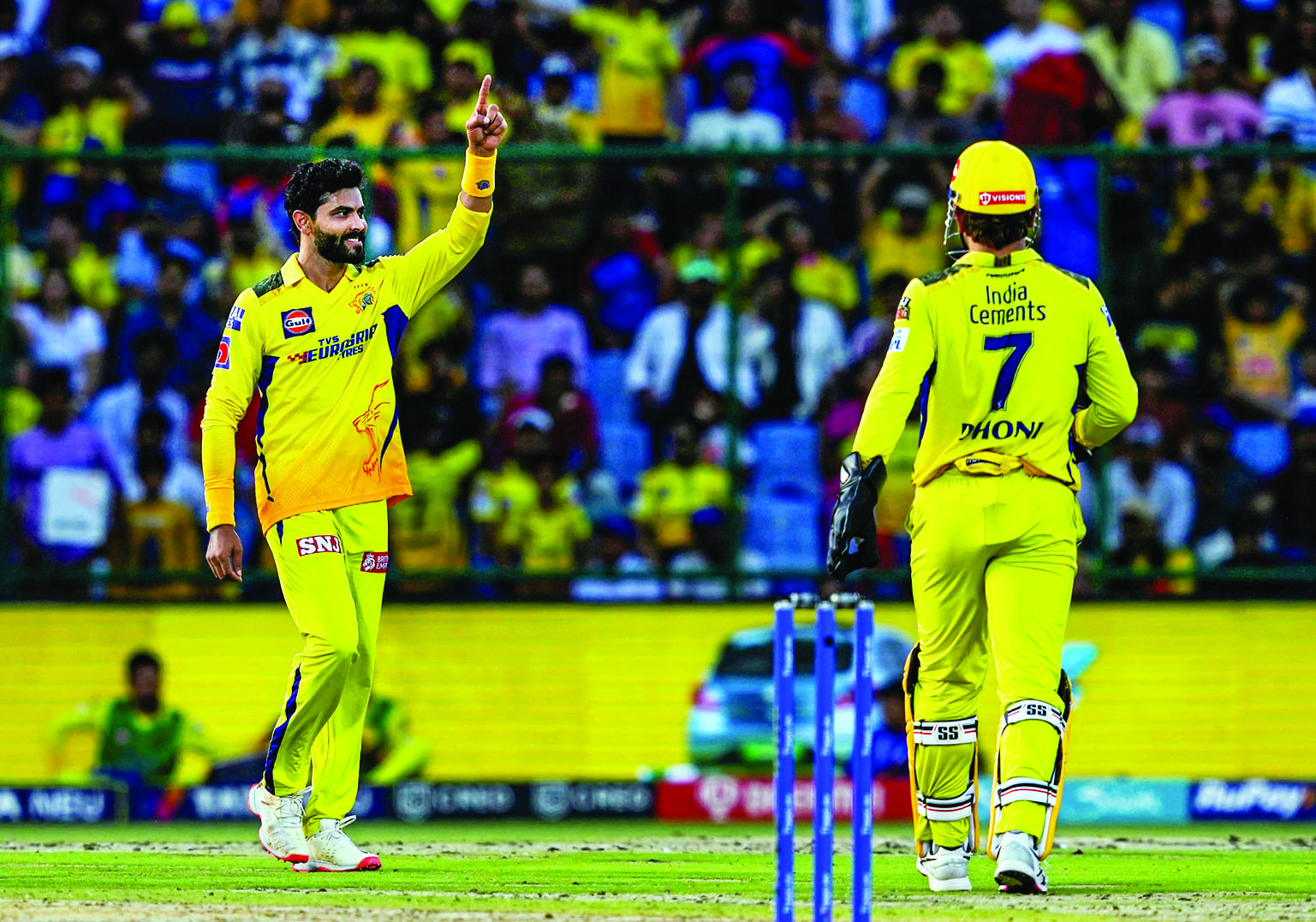 Super Kings seal playoff berth with 77-run win over Delhi
