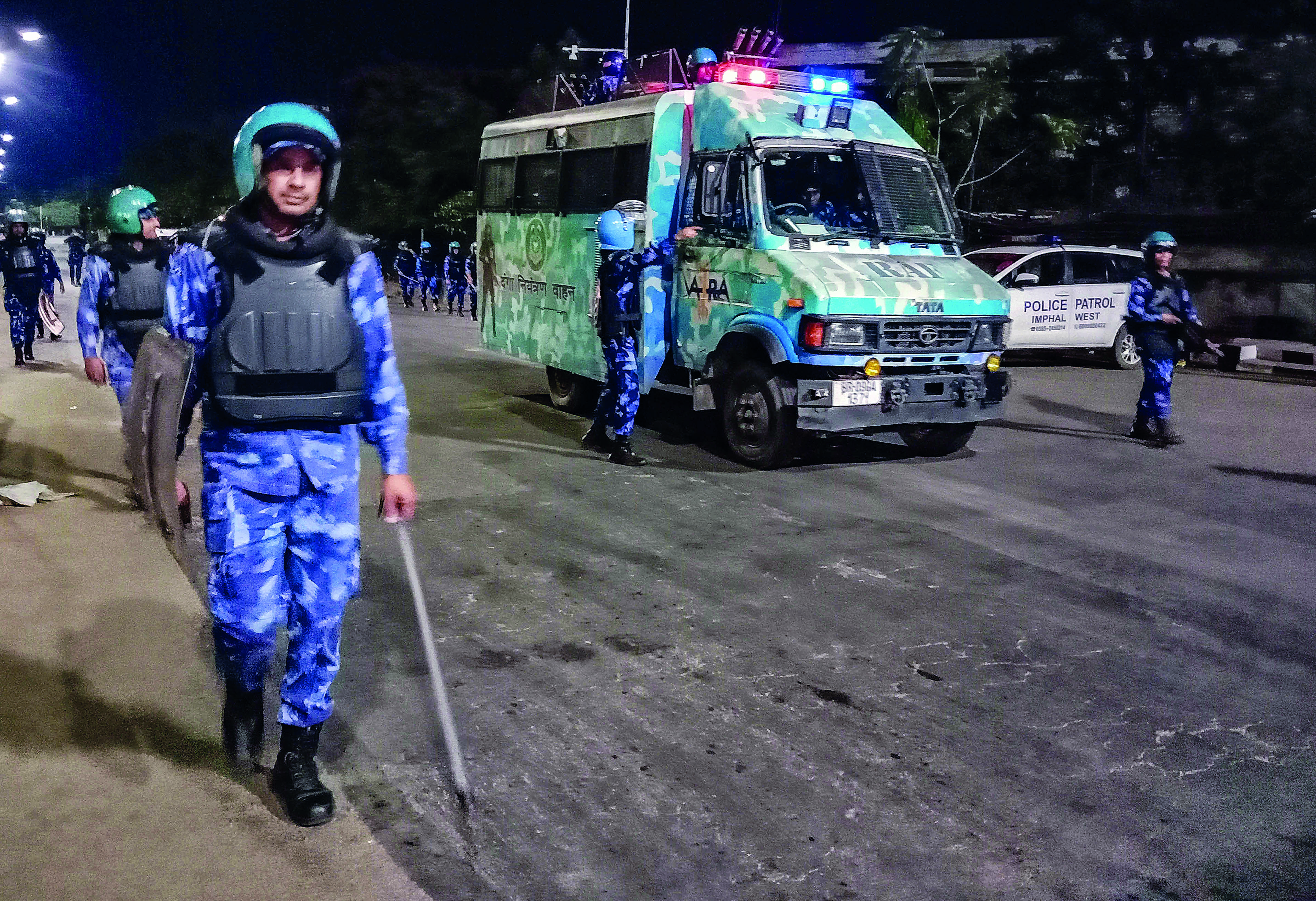 Two houses torched in fresh violence   in Manipur