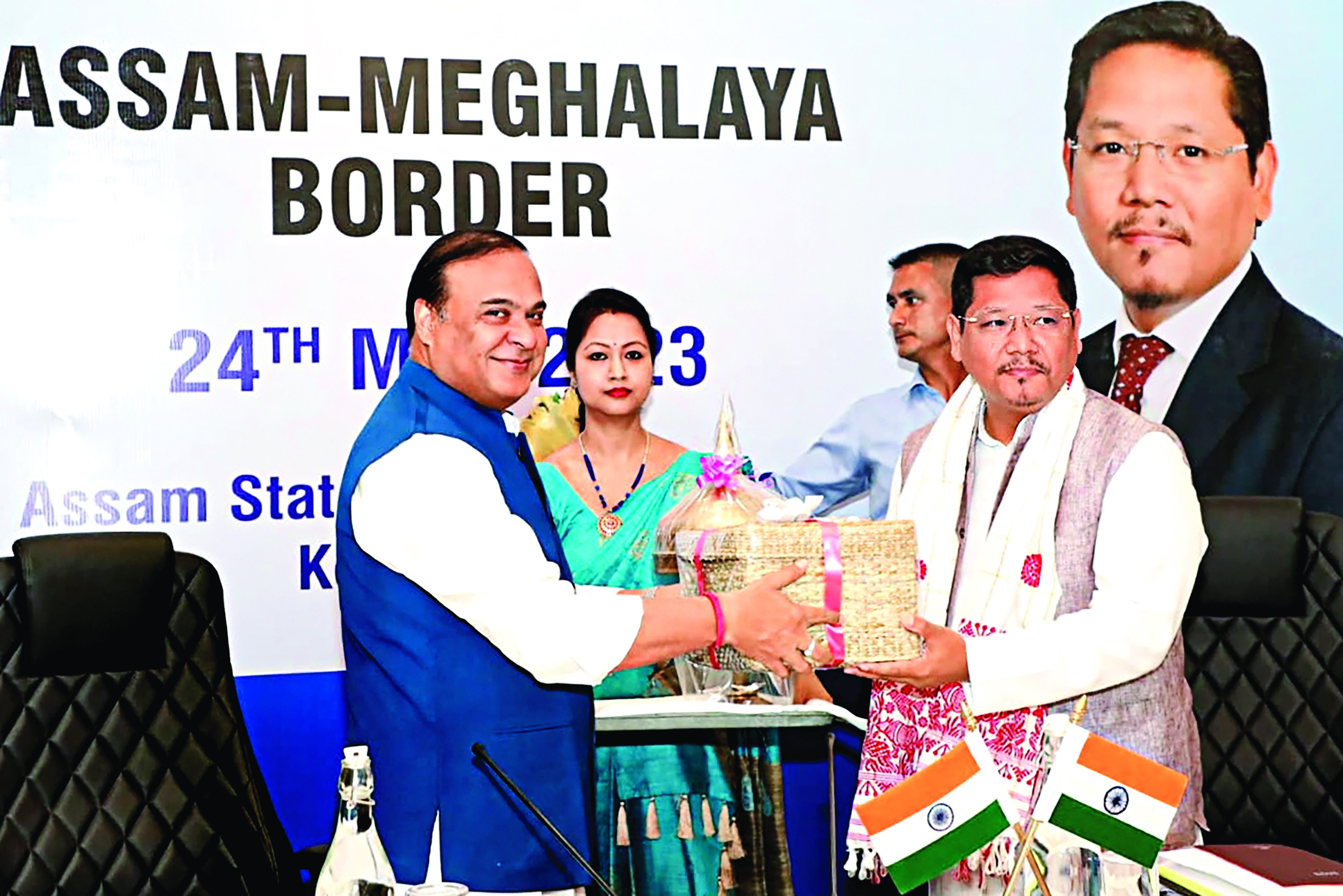 CMs of Assam and Meghalaya meet, discuss border dispute