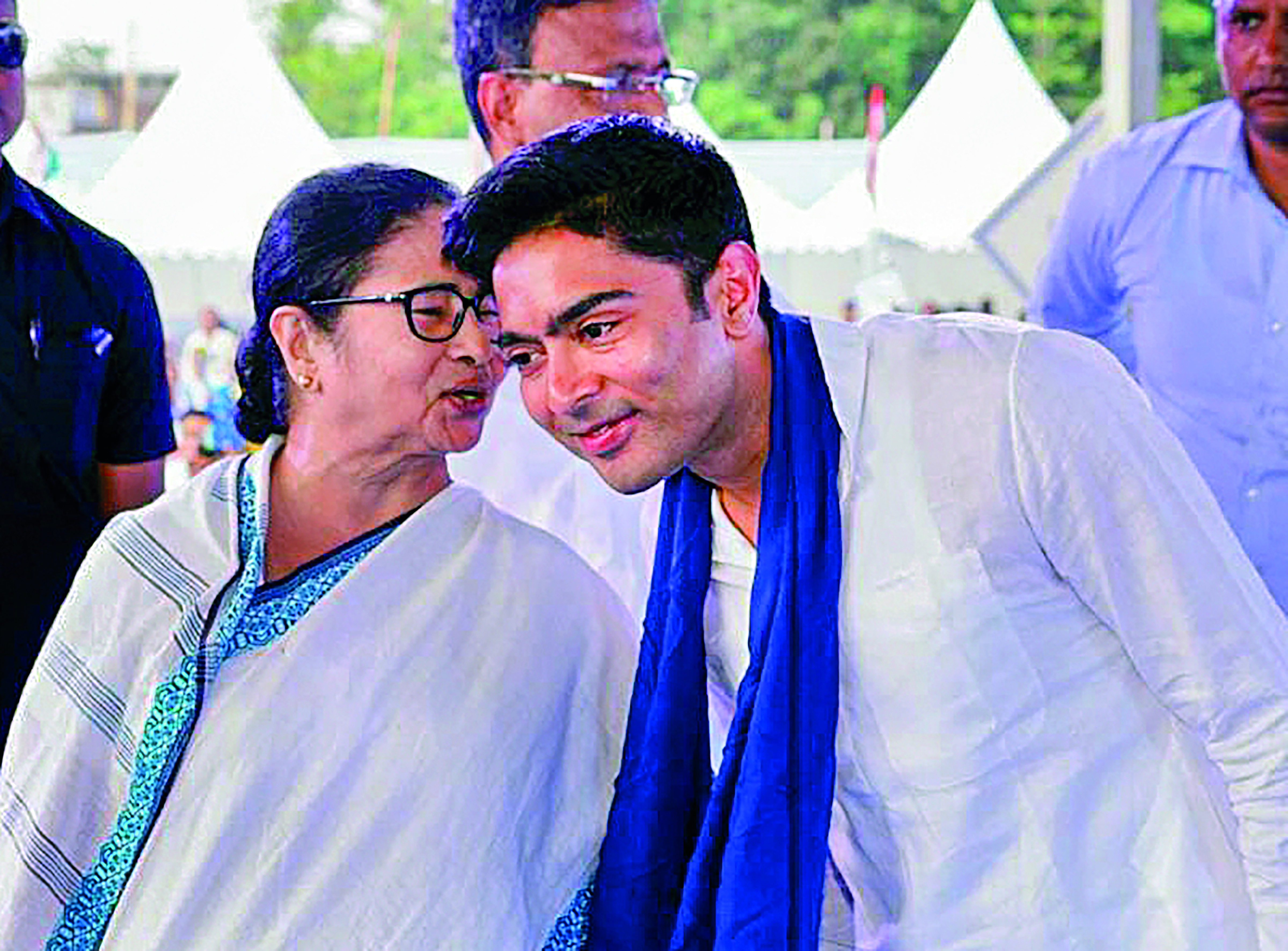 Mamata-Abhishek joint rally in mass outreach campaign at Salboni Mamata-Abhishek joint rally in mass outreach campaign at Salboni