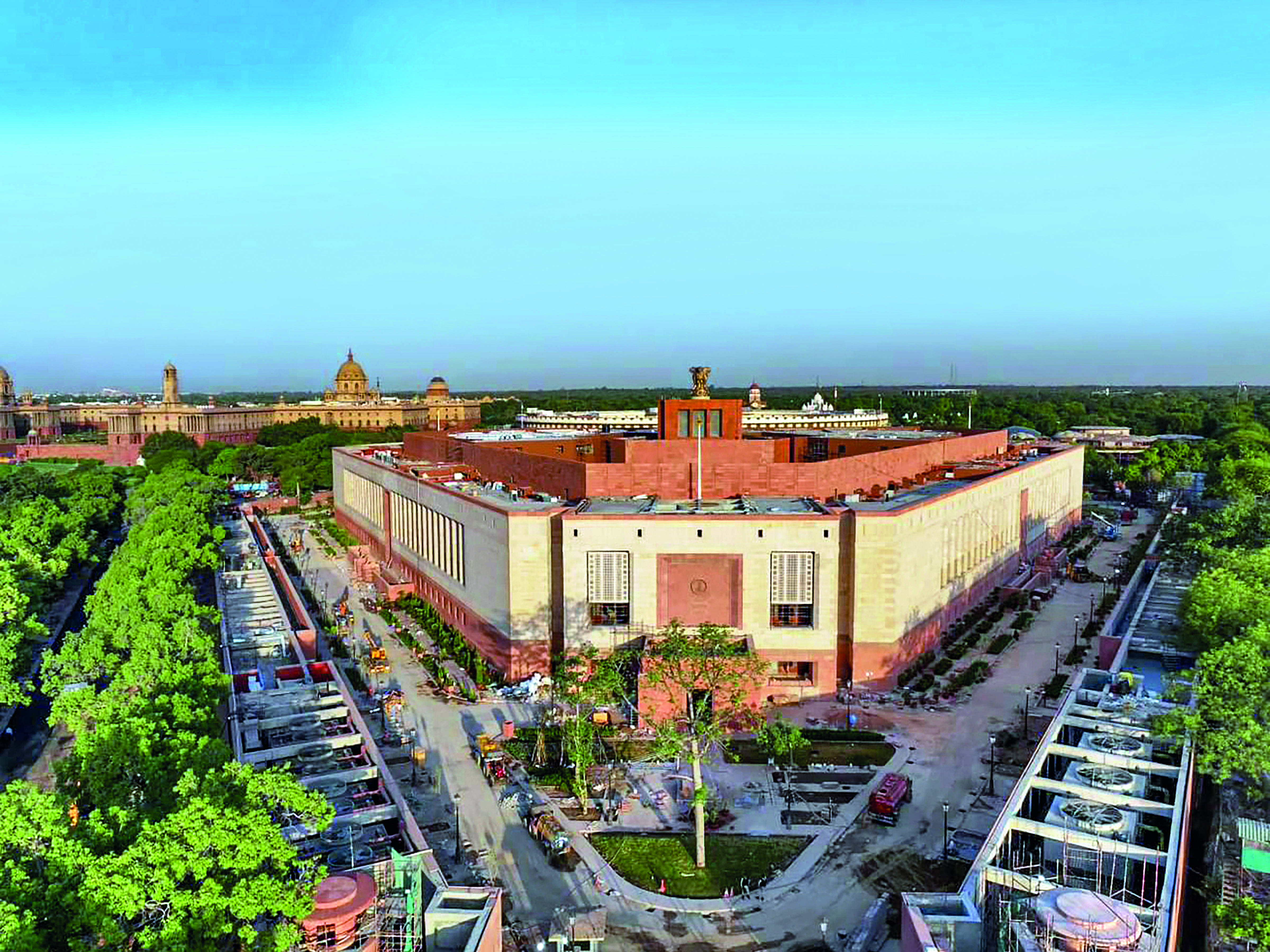 Stage set for mega inauguration of new Parliament building by PM Stage set for mega inauguration of new Parliament building by PM