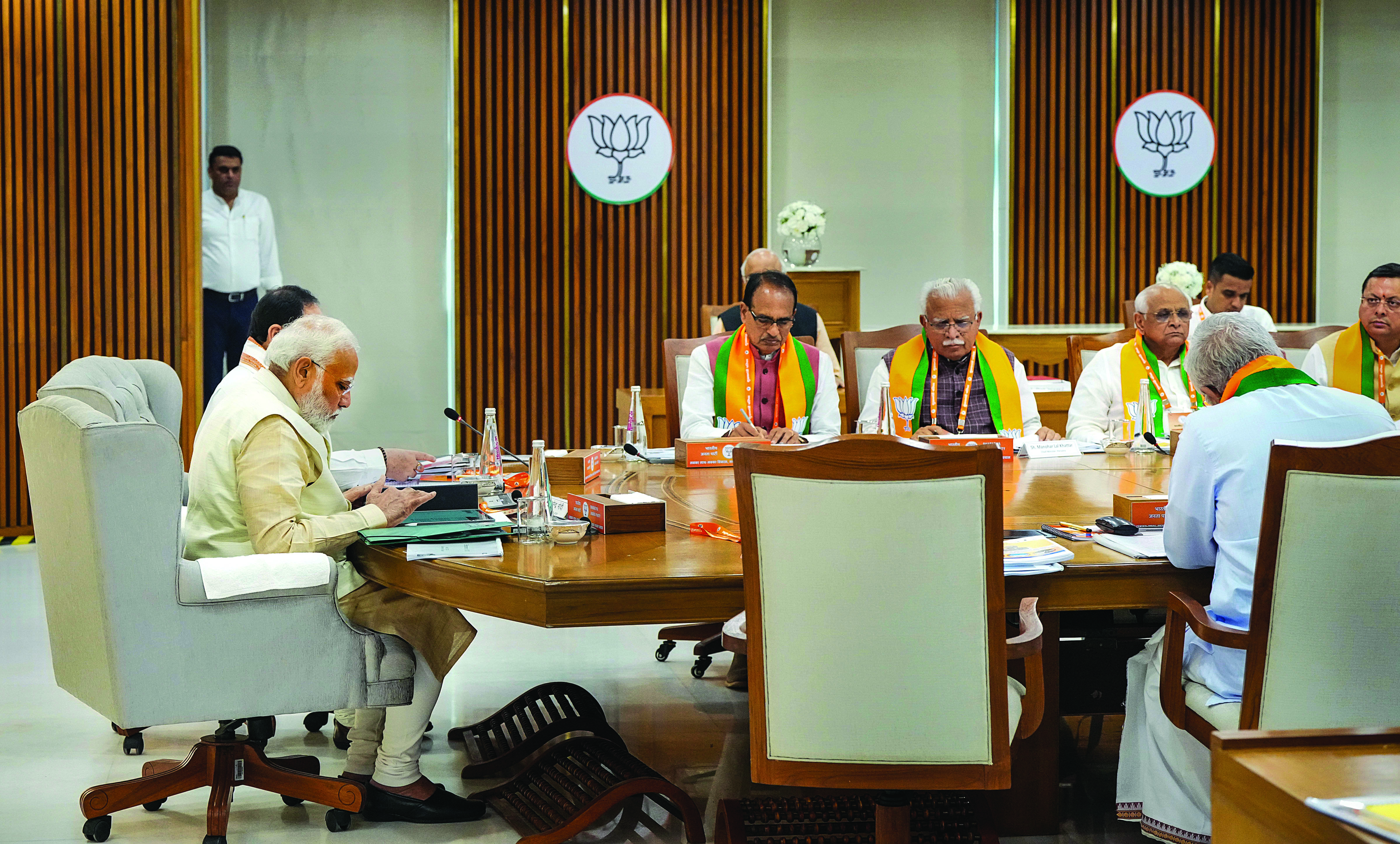 PM holds meeting with CMs of BJP-ruled states on party’s good governance agenda