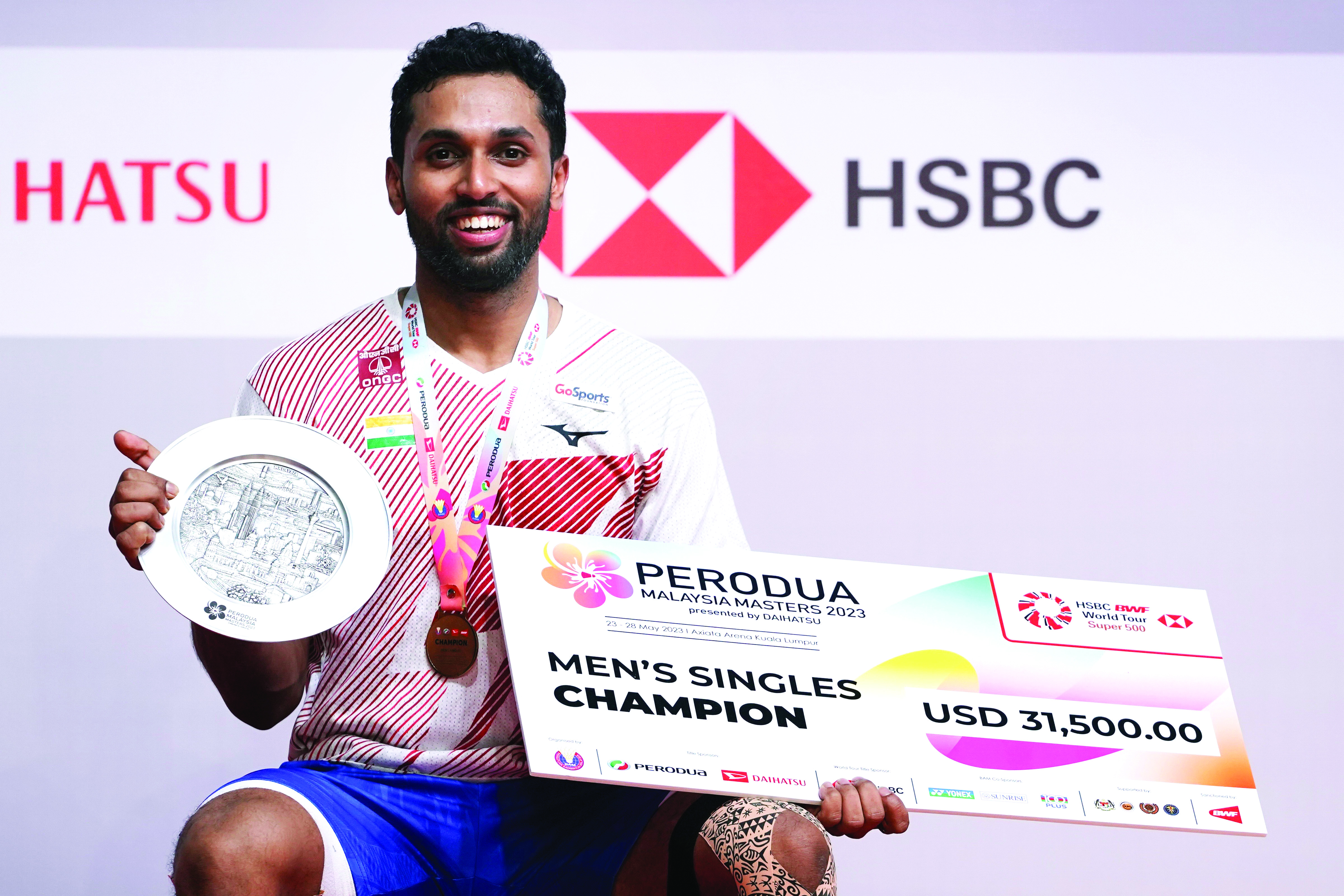Prannoy wins Malaysia Masters title, breaks jinx