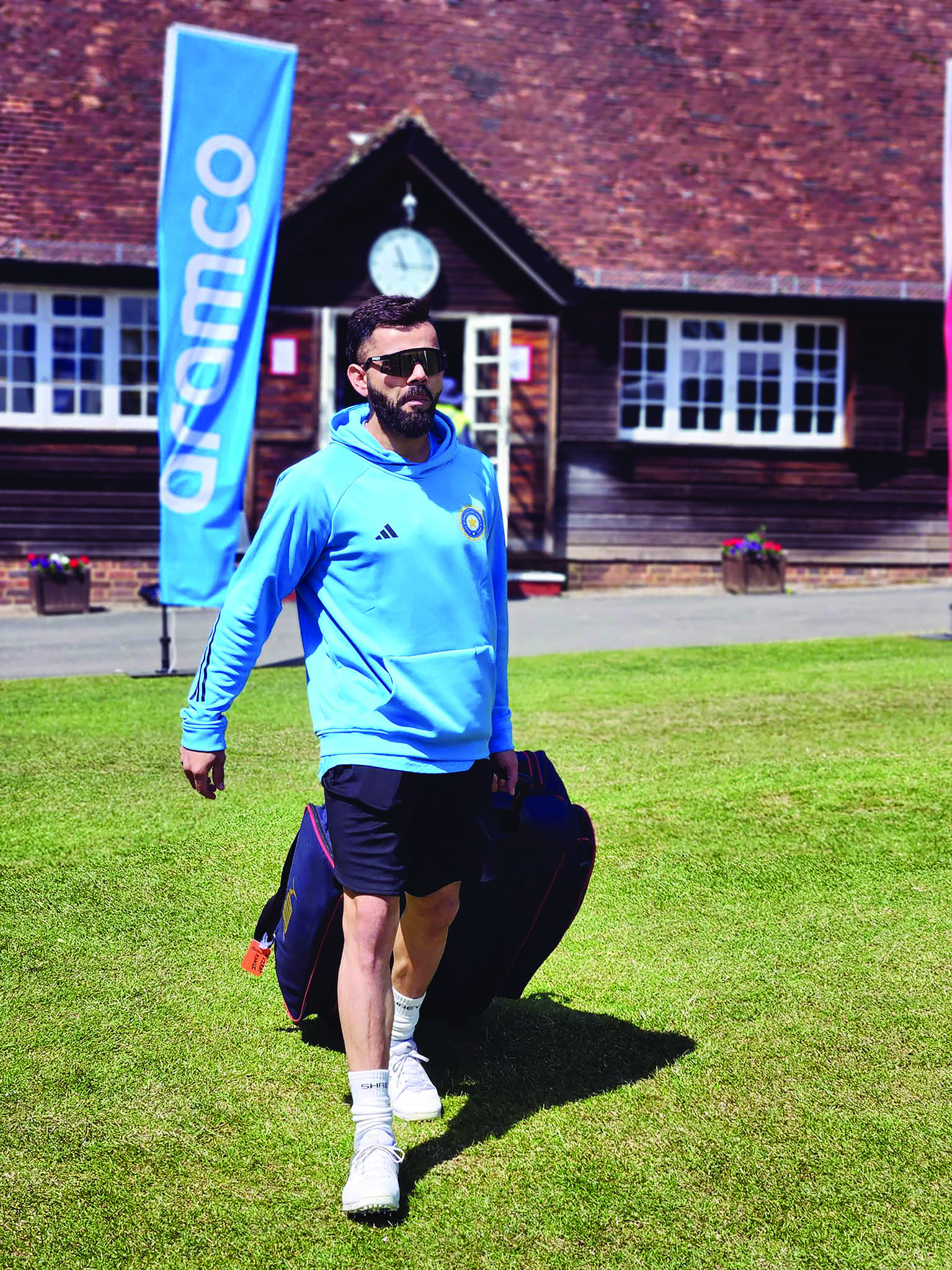 King Kohli joins Team India training ahead of WTC final