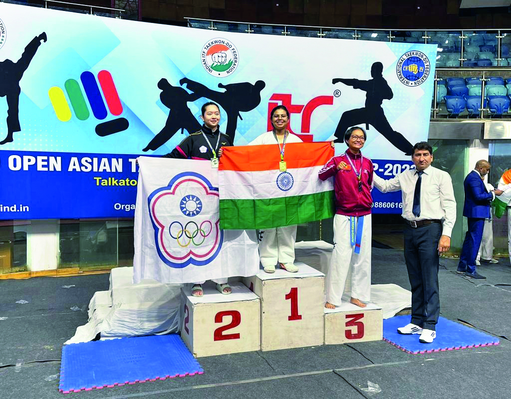 Siliguri girl bags gold in Open Asian Taekwon-do ITF Championship Siliguri girl bags gold in Open Asian Taekwon-do ITF Championship
