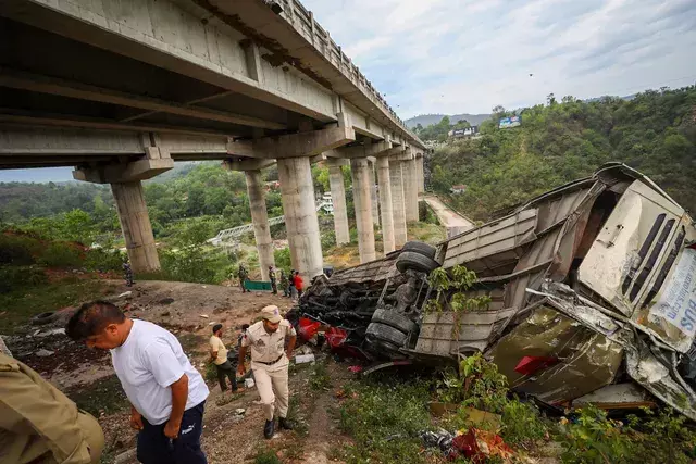 Several Vaishno Devi pilgrims dead, many injured as bus falls down from bridge in Jammu