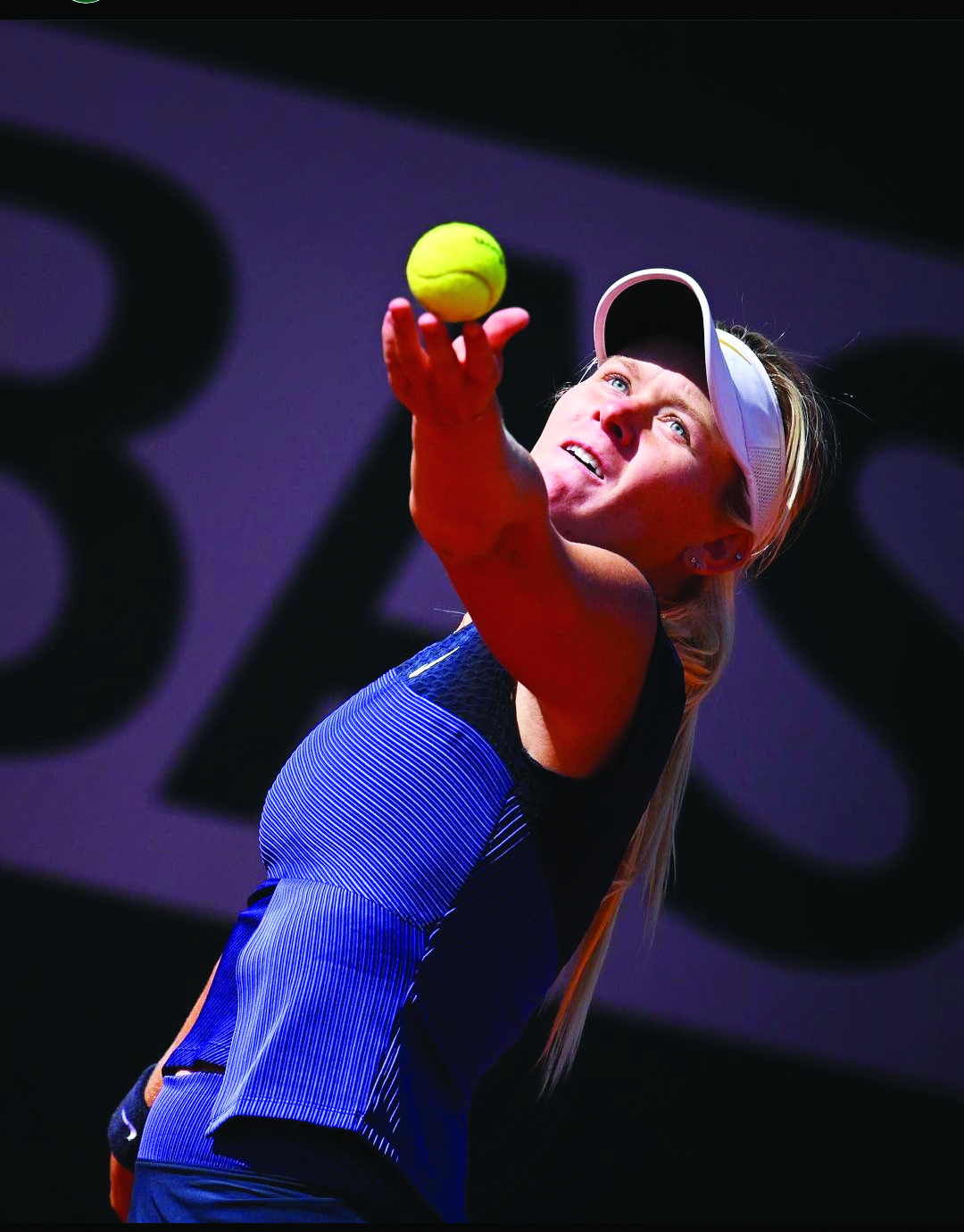 Debutant Stearns beats former champ Ostapenko to reach 3rd round