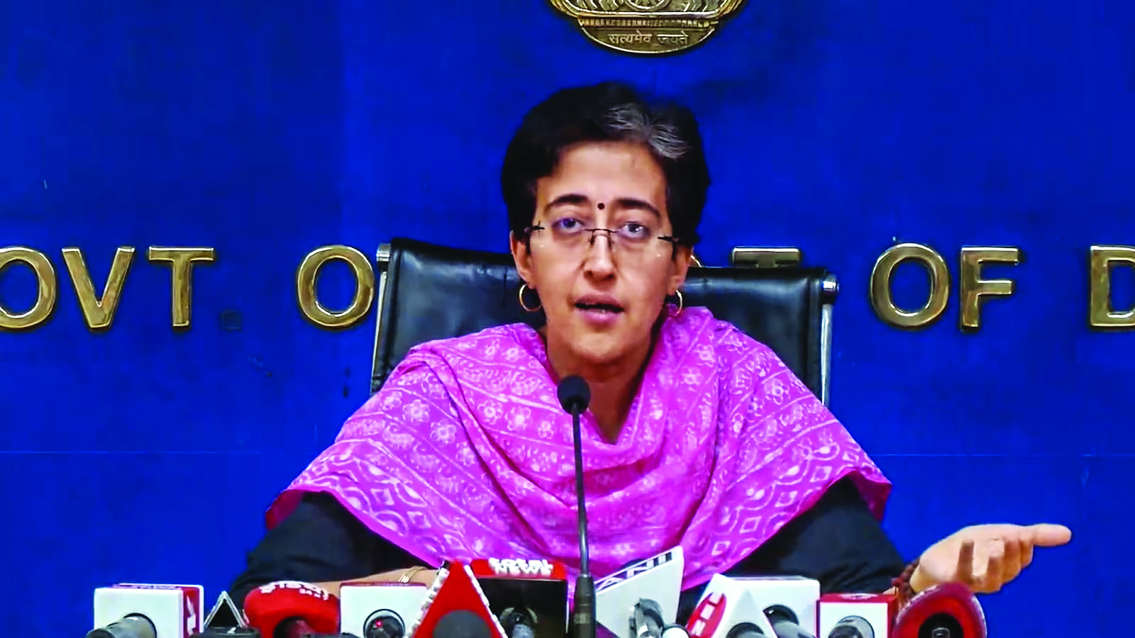 Min Atishi   gets public relations department