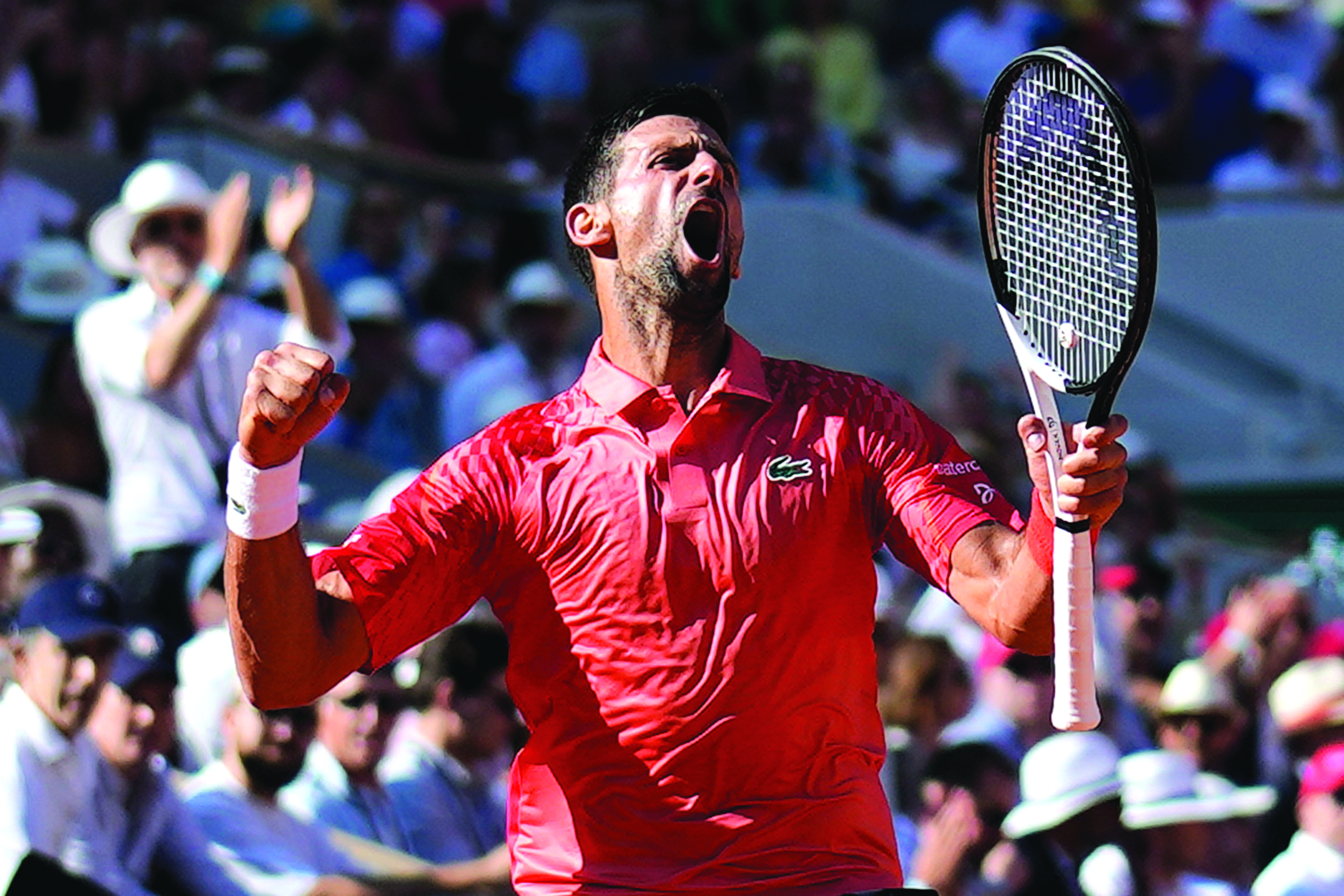 Novak Djokovic survives scare to advance at French Open Novak Djokovic survives scare to advance at French Open