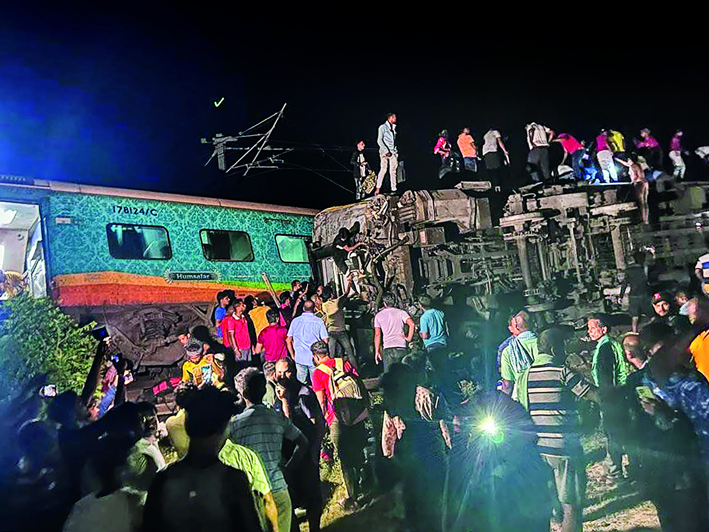 At least 70 dead in Odisha triple train crash