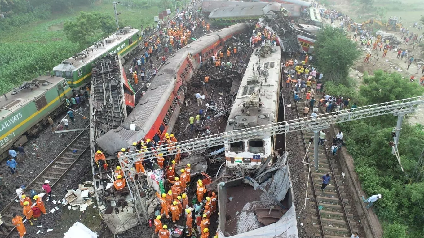 Odisha train crash: Railway officials claim that anti-train collision system wasnt available on route