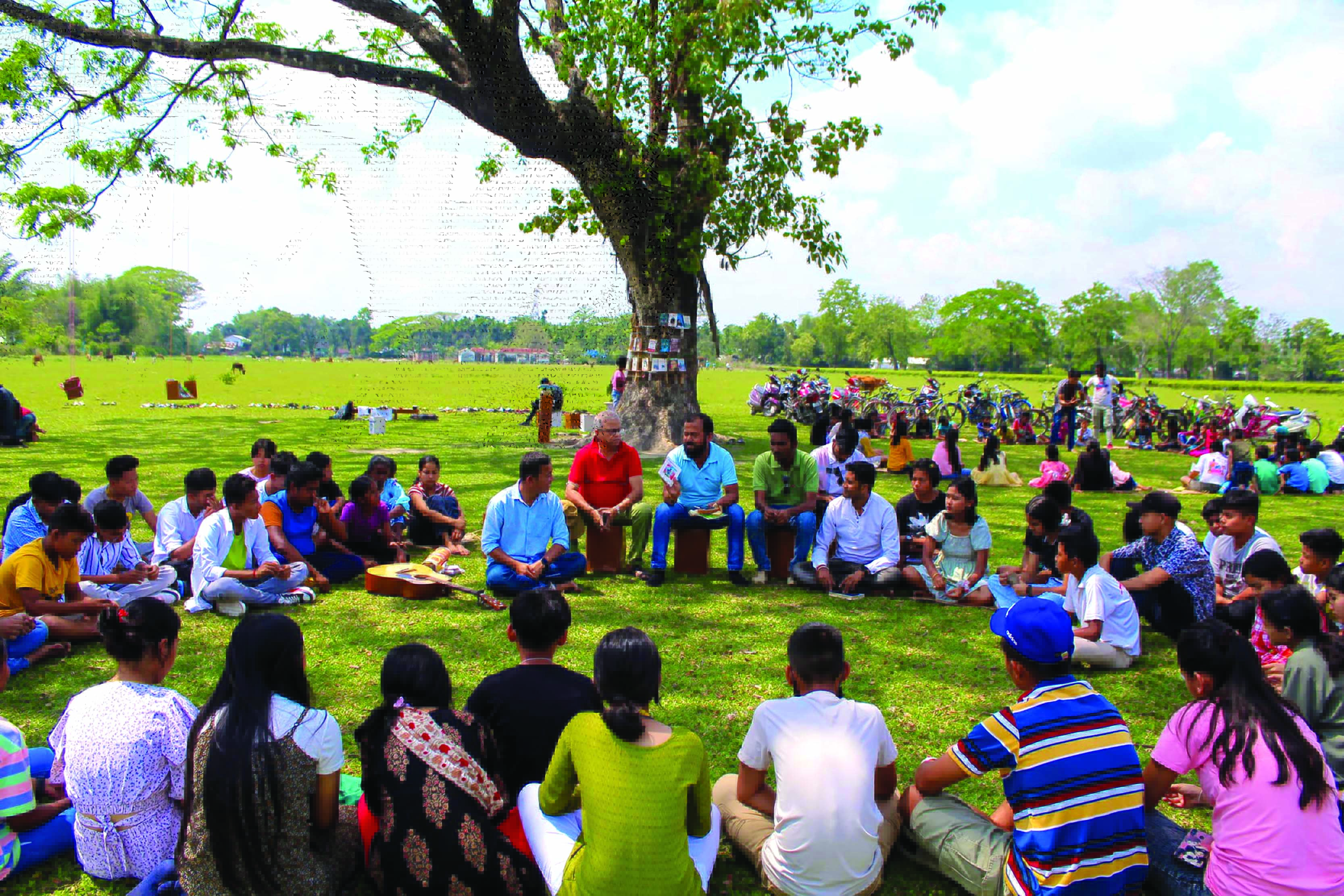 Armed with books, youths weed out anti-social elements