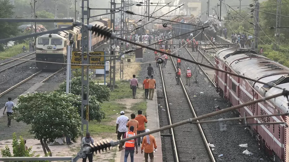 Goods train derails three days after the triple- train accident in Odishas Bargarh Goods train derails three days after the triple- train accident in Odishas Bargarh