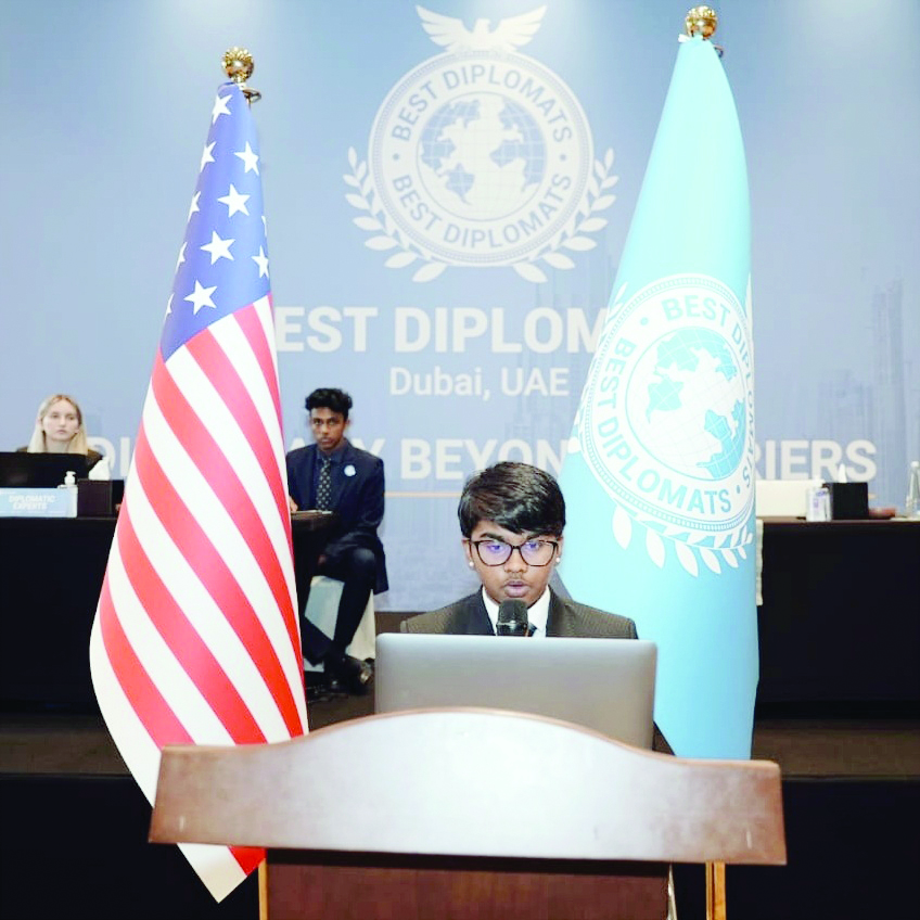 Model UN: 15-year-old from Bengal bags ‘Best Diplomat’ award in Dubai Model UN: 15-year-old from Bengal bags ‘Best Diplomat’ award in Dubai