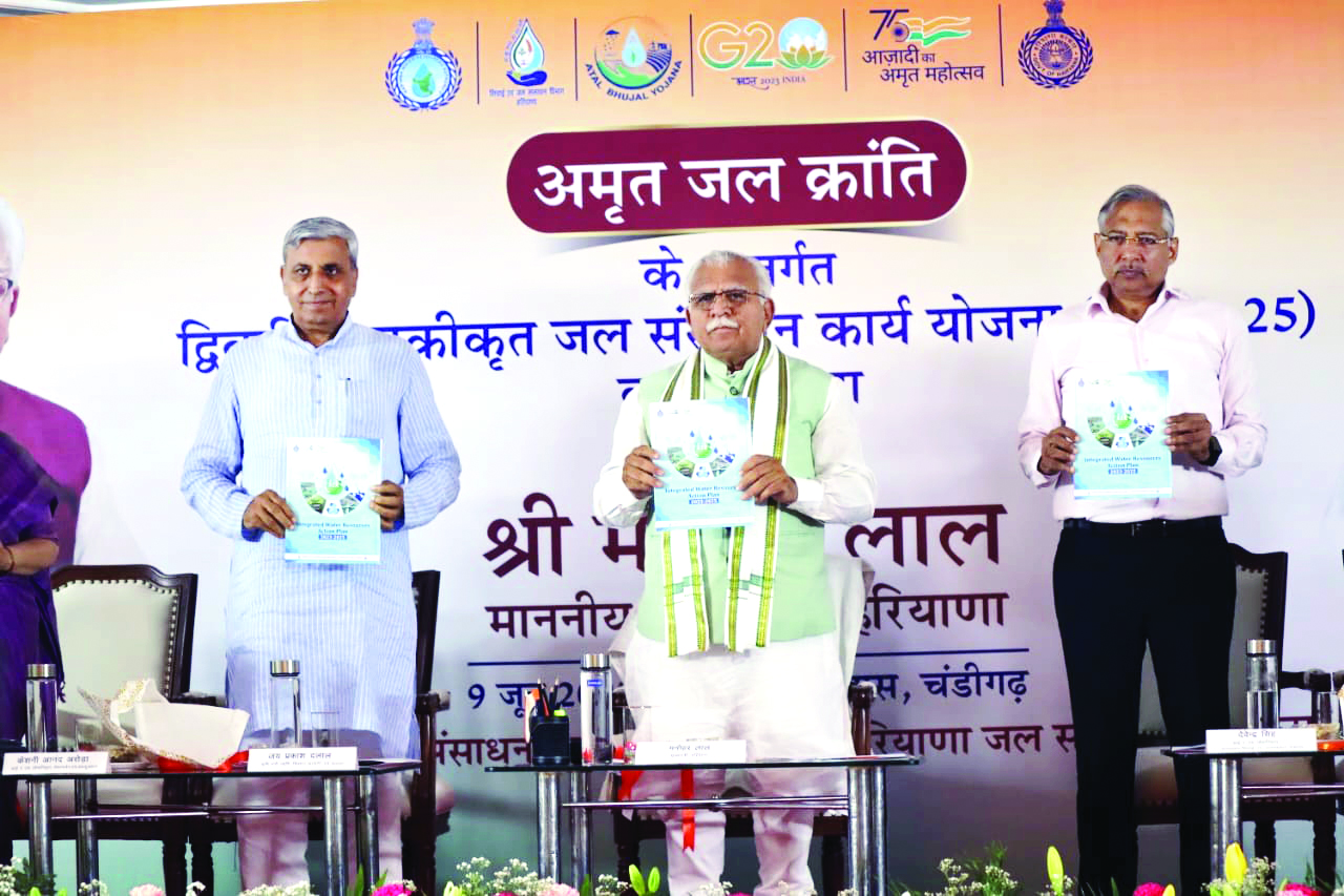 CM Khattar launches first-of-a-kind Integrated Water Resources Action Plan