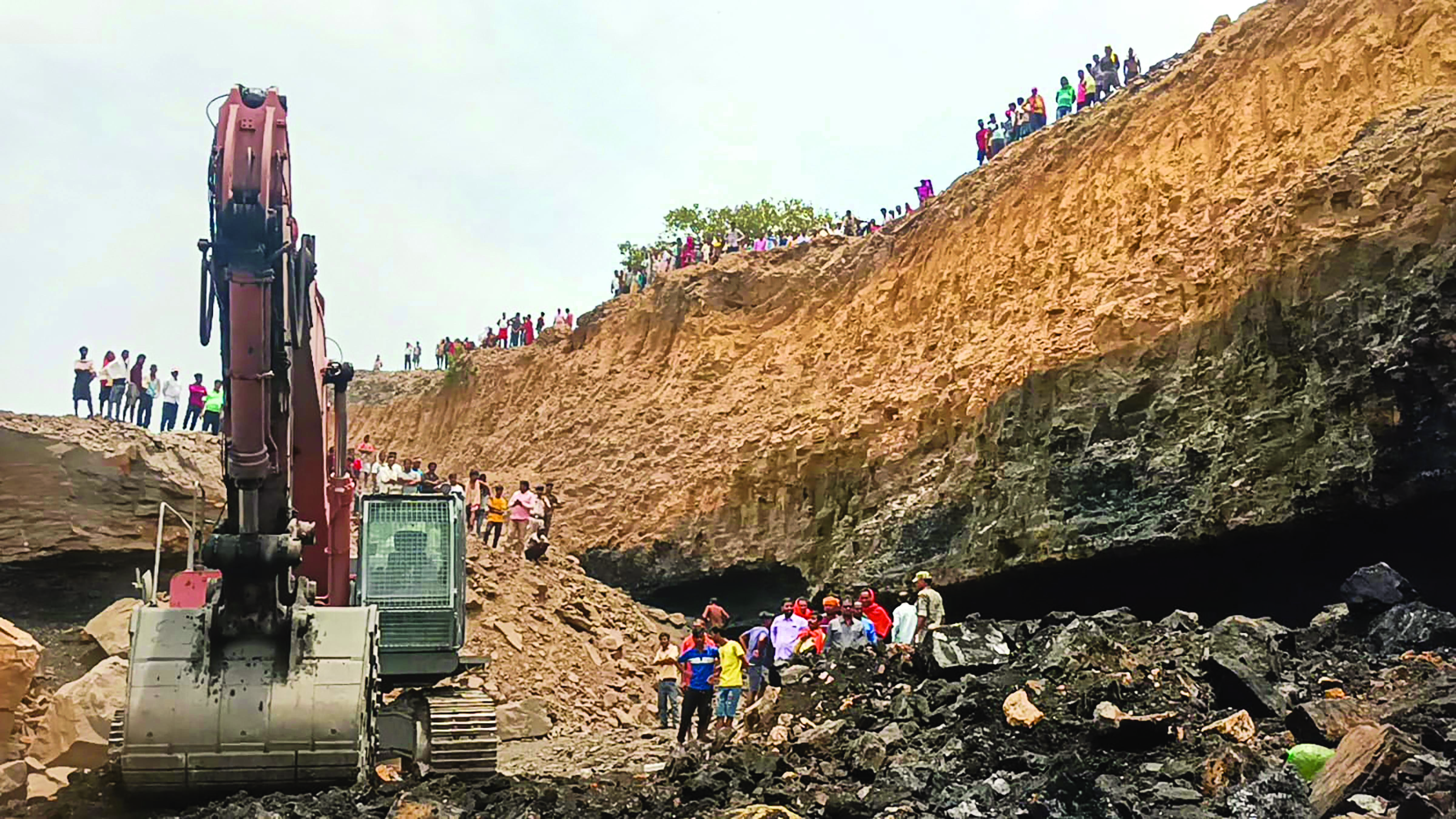 3 dead, many feared trapped in illegal coal mine collapse