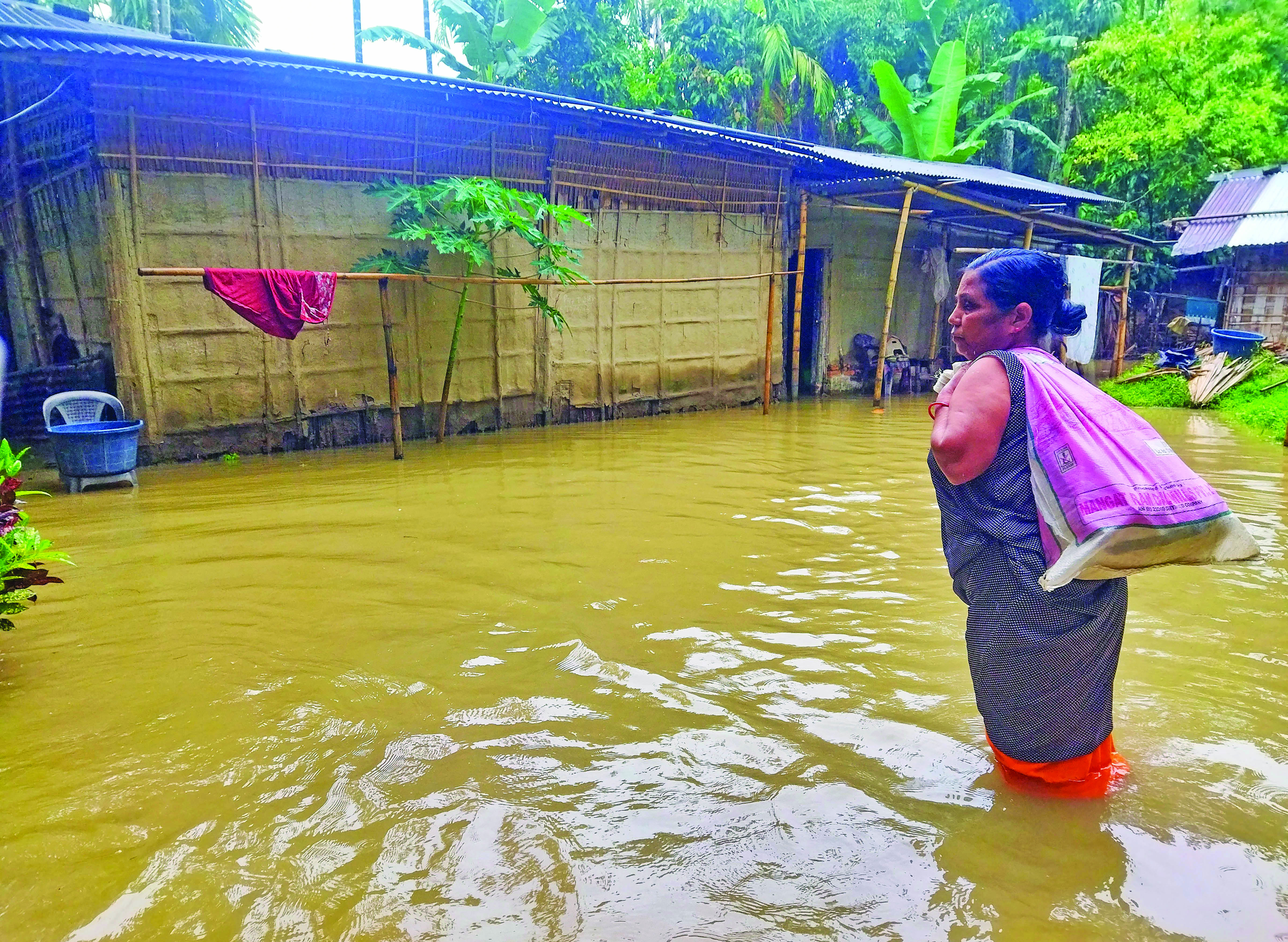 Flash floods in North Sikkim