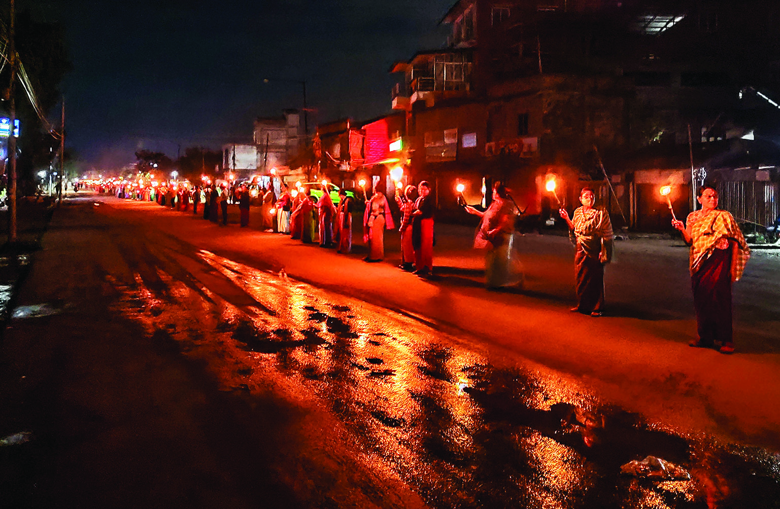 Manipur women hit the streets for peace