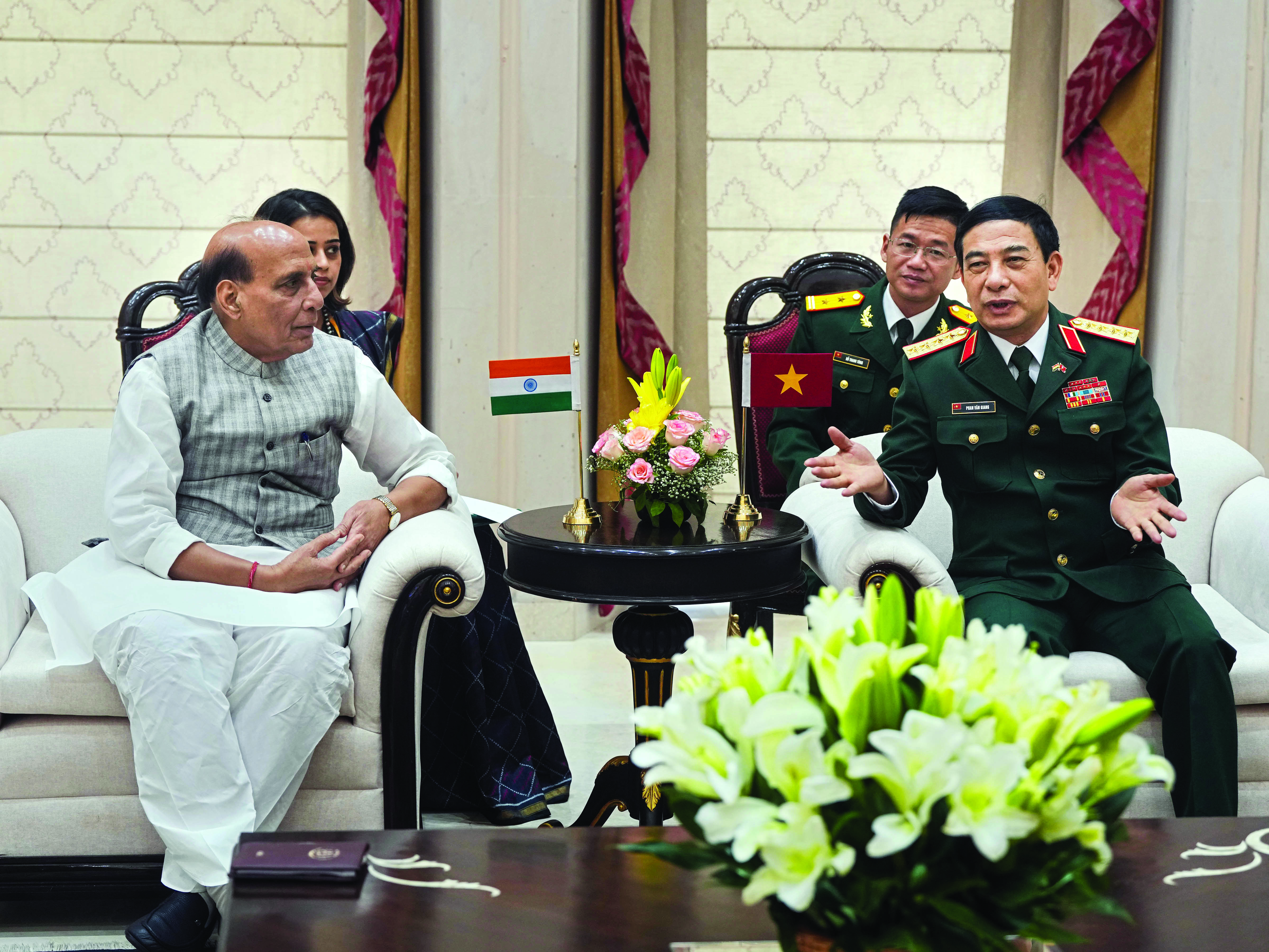 Rajnath Singh holds talks with Vietnamese Defence Minister