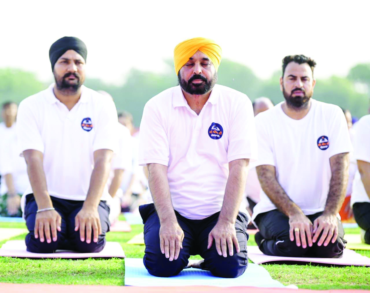 Punjab CM Mann leads over 50,000 people at yoga event at PAP ground Punjab CM Mann leads over 50,000 people at yoga event at PAP ground