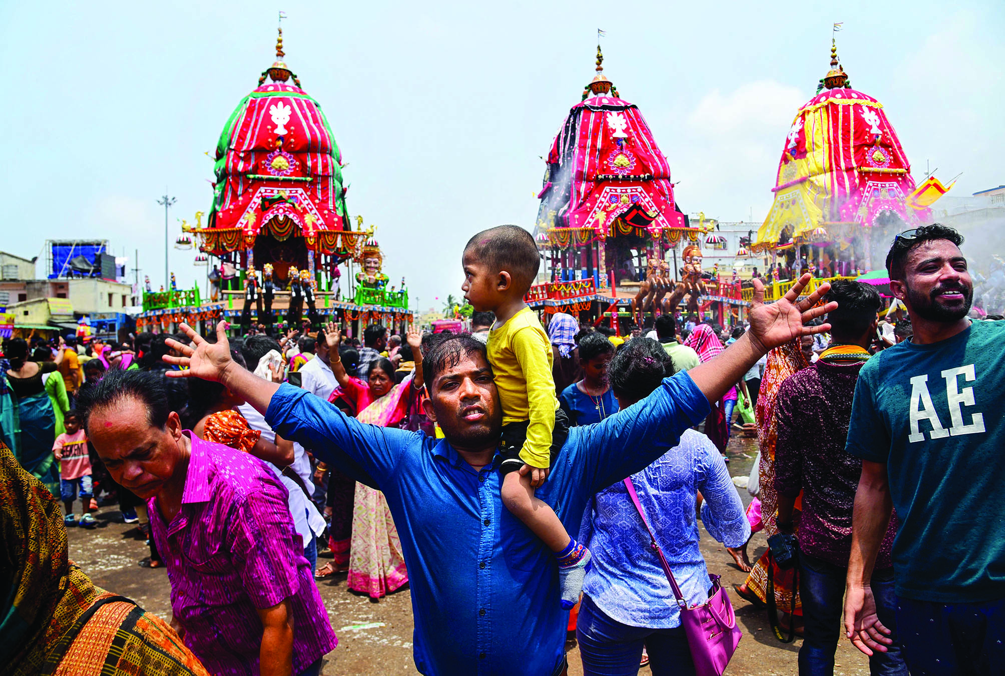 Lord Jagannath, Devi Subhadra’s chariots reach Shree Gundicha Temple a day after Ratha Yatra Lord Jagannath, Devi Subhadra’s chariots reach Shree Gundicha Temple a day after Ratha Yatra