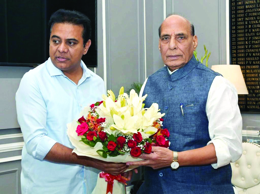 KT Rama Rao seeks defence land for four projects in Hyderabad