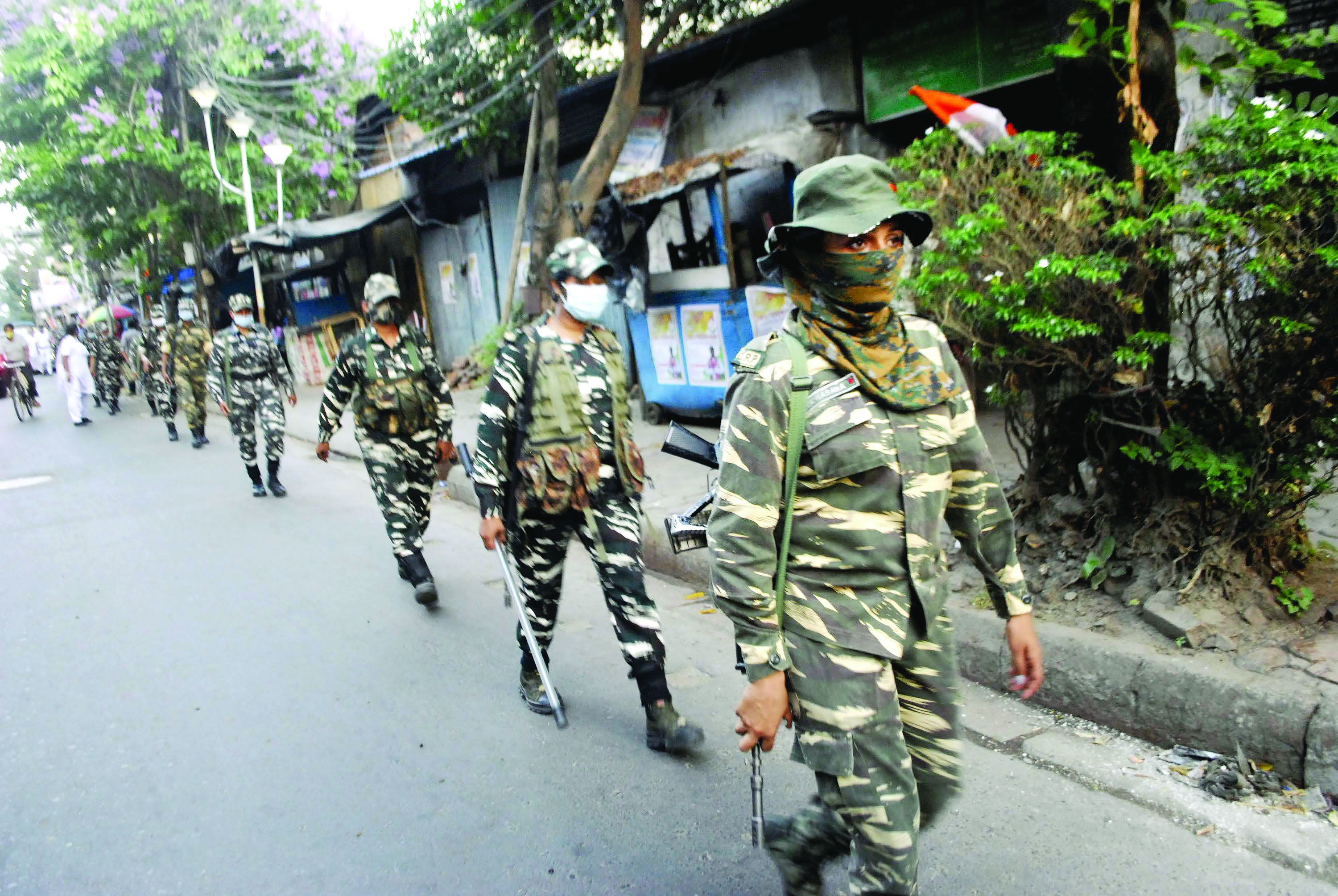 Centre sends 315 companies of Central forces, SEC seeks 485 more Centre sends 315 companies of Central forces, SEC seeks 485 more